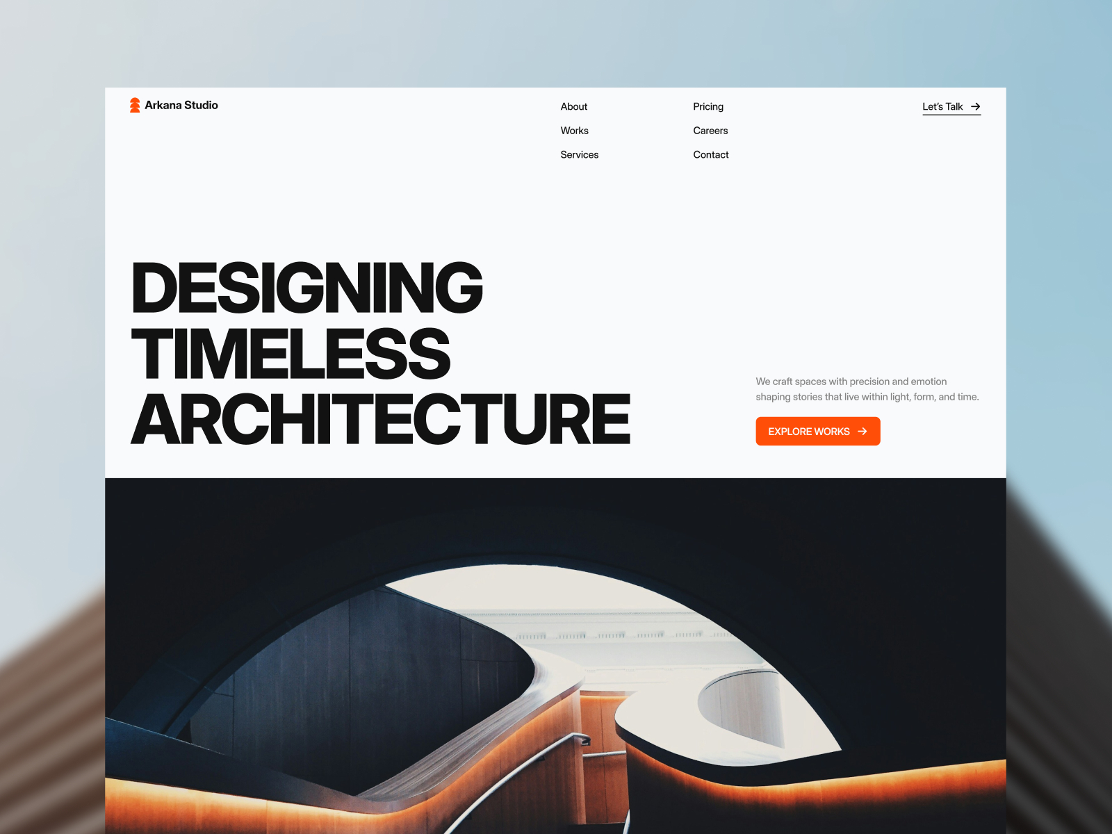 Arkana — Free Architecture Framer Template preview