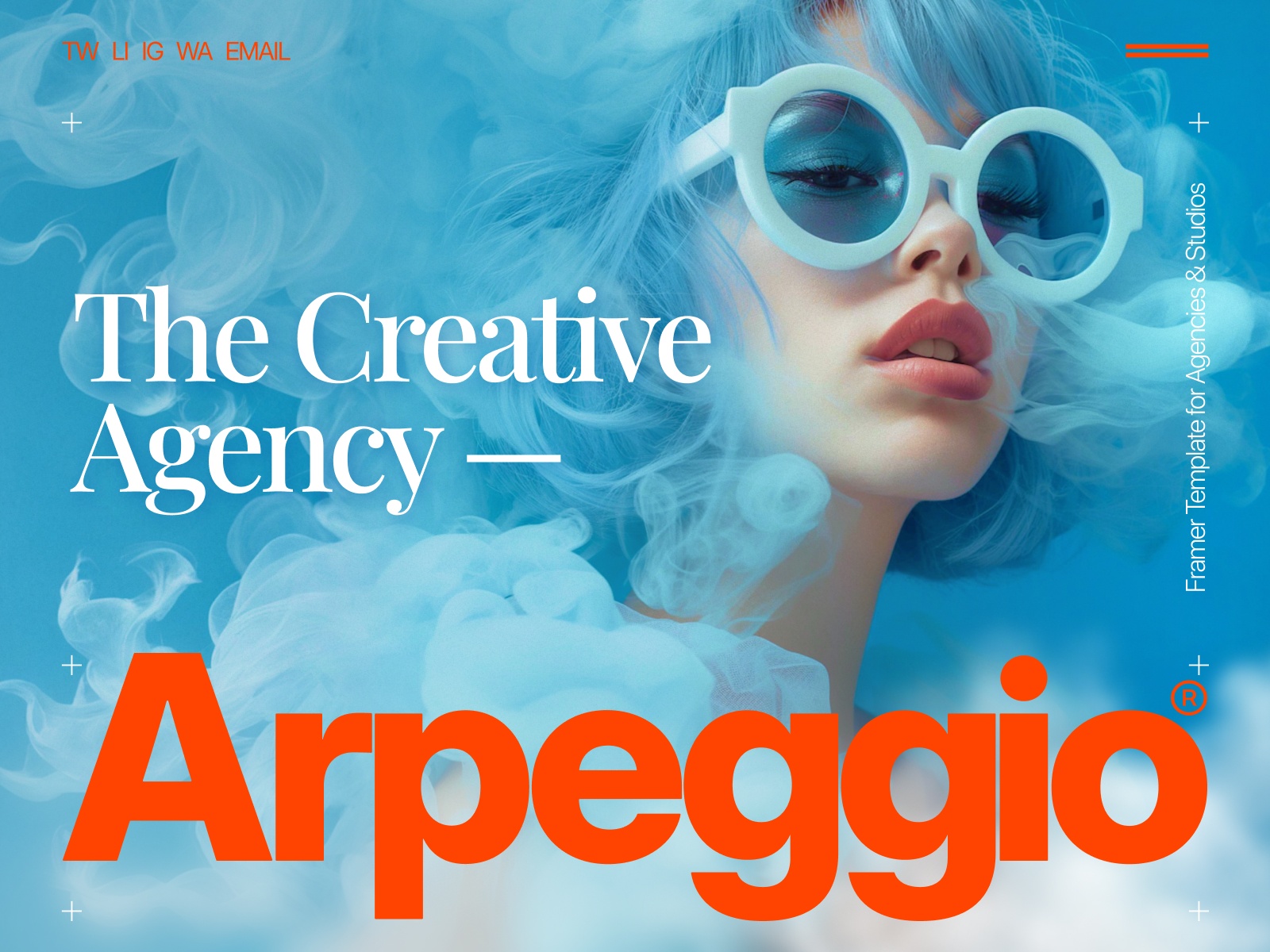 Arpeggio: Responsive Portfolio Website Template by Tamas Bodo — Free Portfolio Framer Template preview