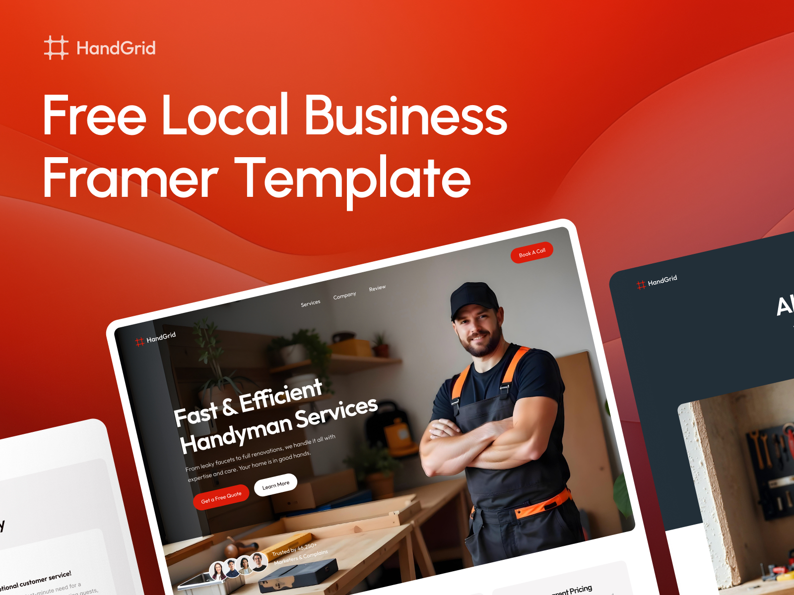 Artora: Free Portfolio Website Template by Framebite — Free Events Framer Template preview