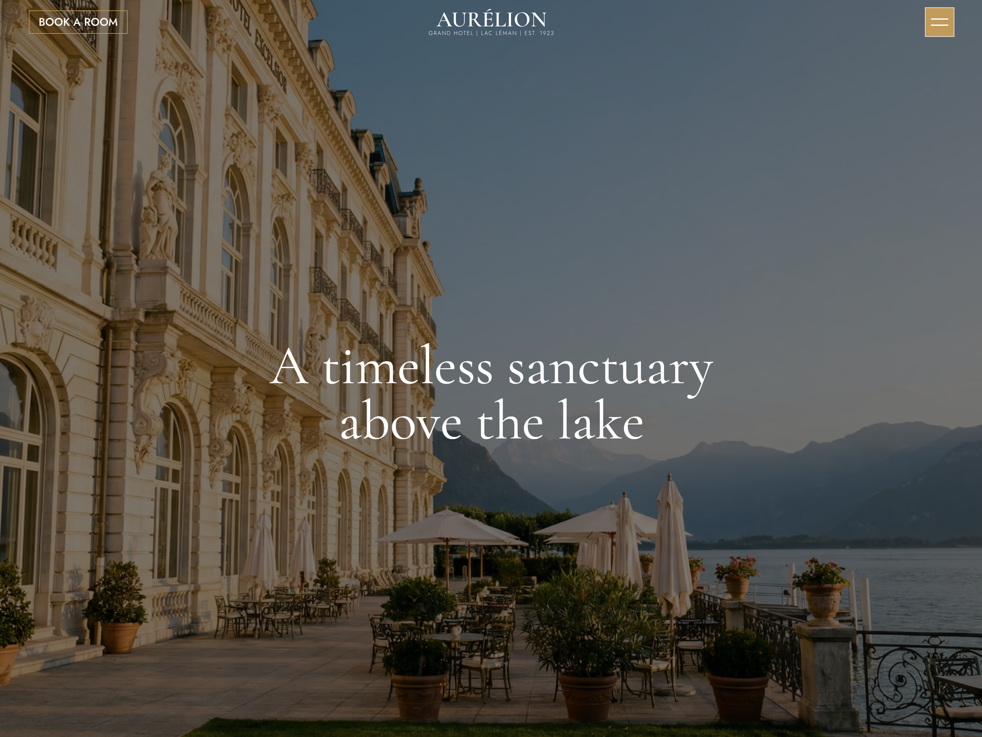 AURÉLION Hotel: Free Hospitality Website Template by Lukas Federhen — Free Healthcare Framer Template preview