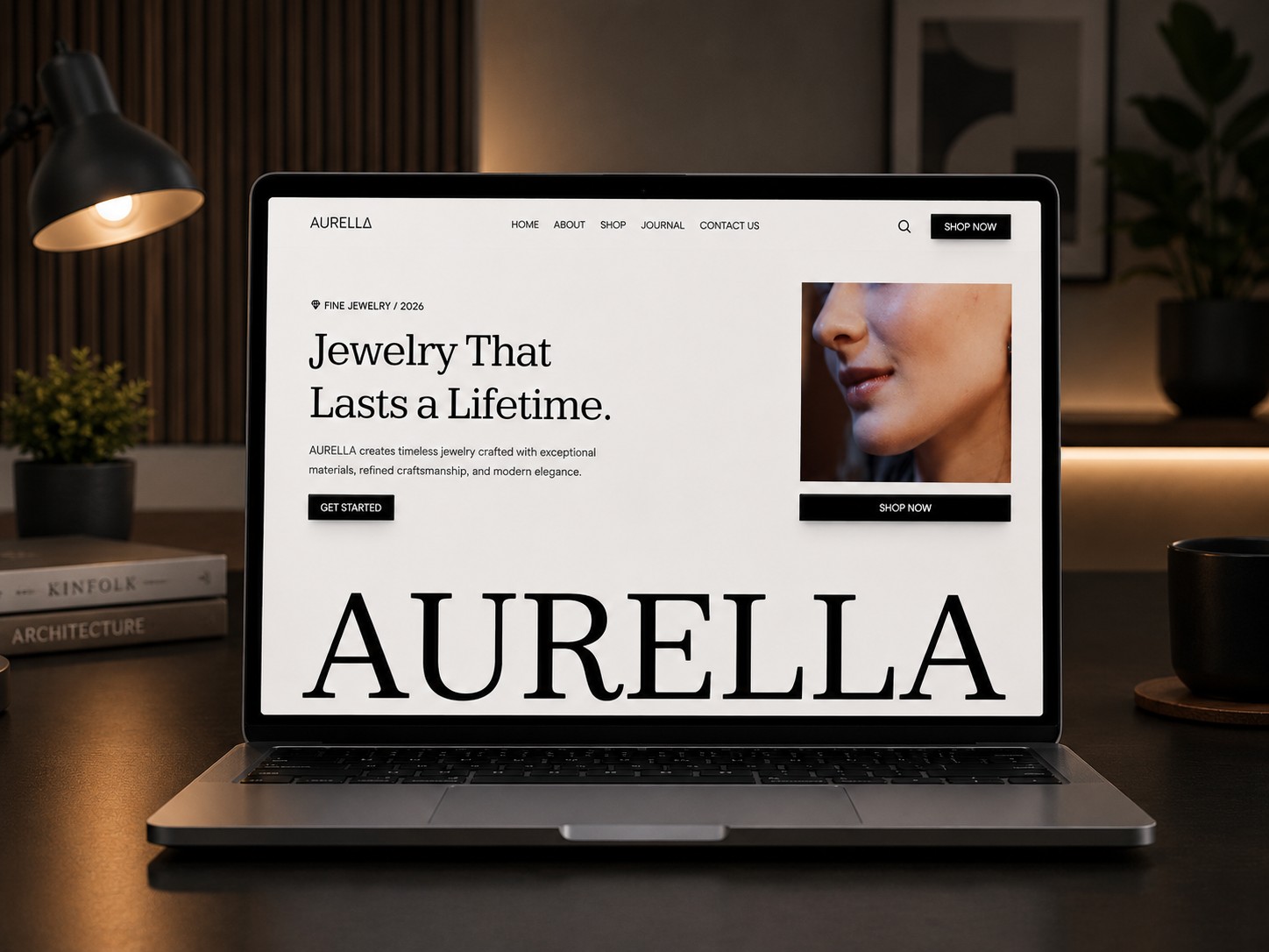 Aurella — Free Ecommerce Website Template by Faheem Ahmed — Free Ecommerce Template for Framer by Faheem Ahmed preview