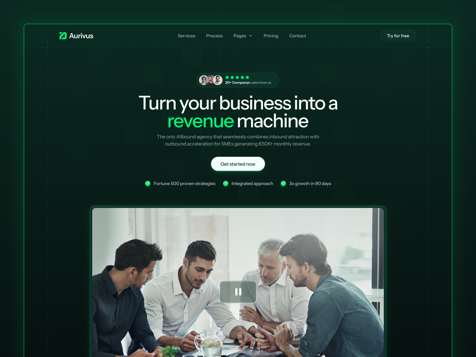 Aurivus: Free Portfolio Website Template by Gr8r Themes — Free Portfolio Framer Template preview