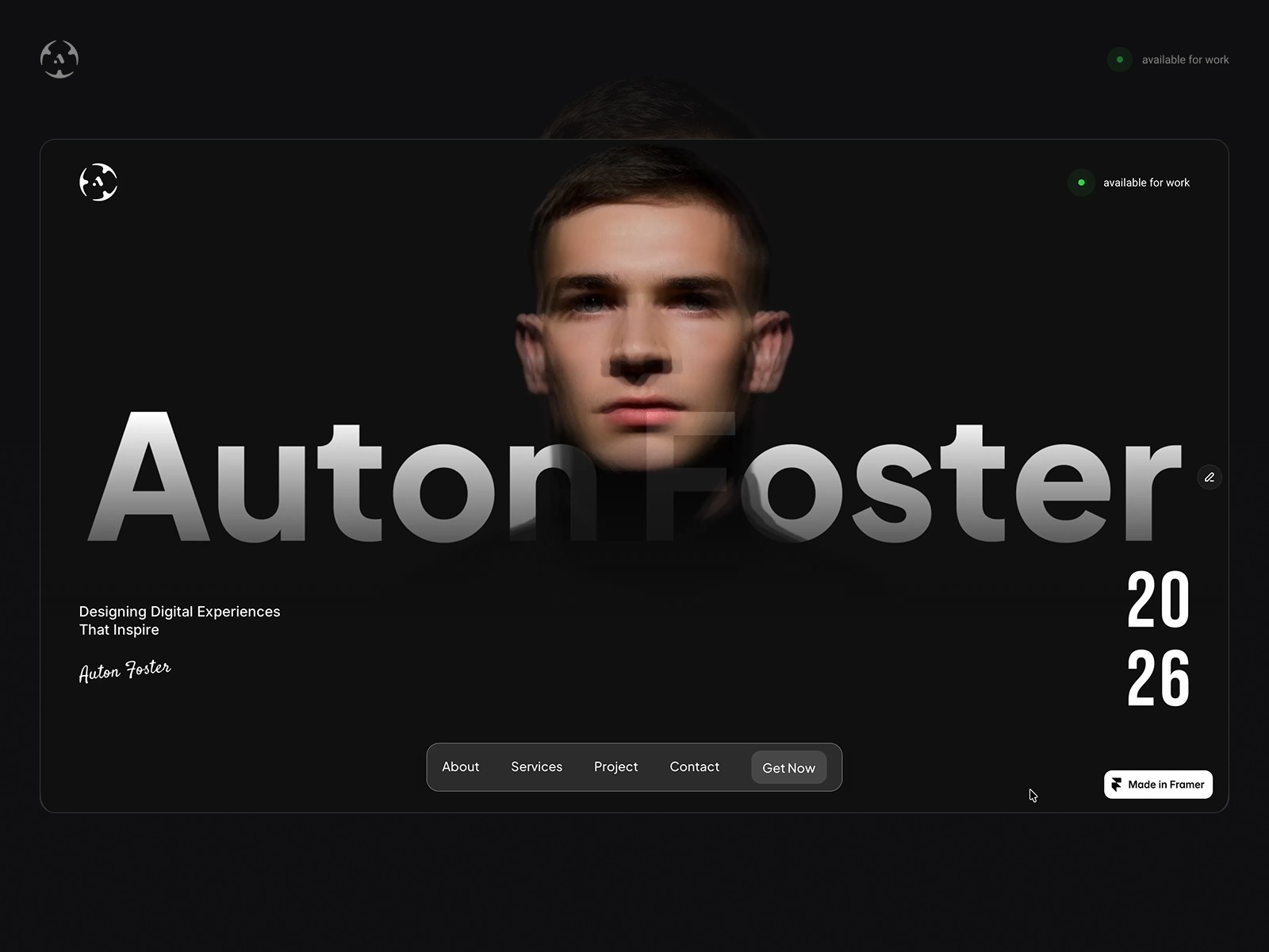 AUTON — Free Portfolio Website Template by Shreetech — Free Automotive Template for Framer by Shreetech preview
