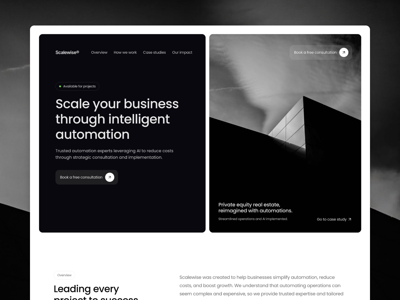 Avande: Free Agency Website Template by Nestory — Free Automotive Framer Template preview