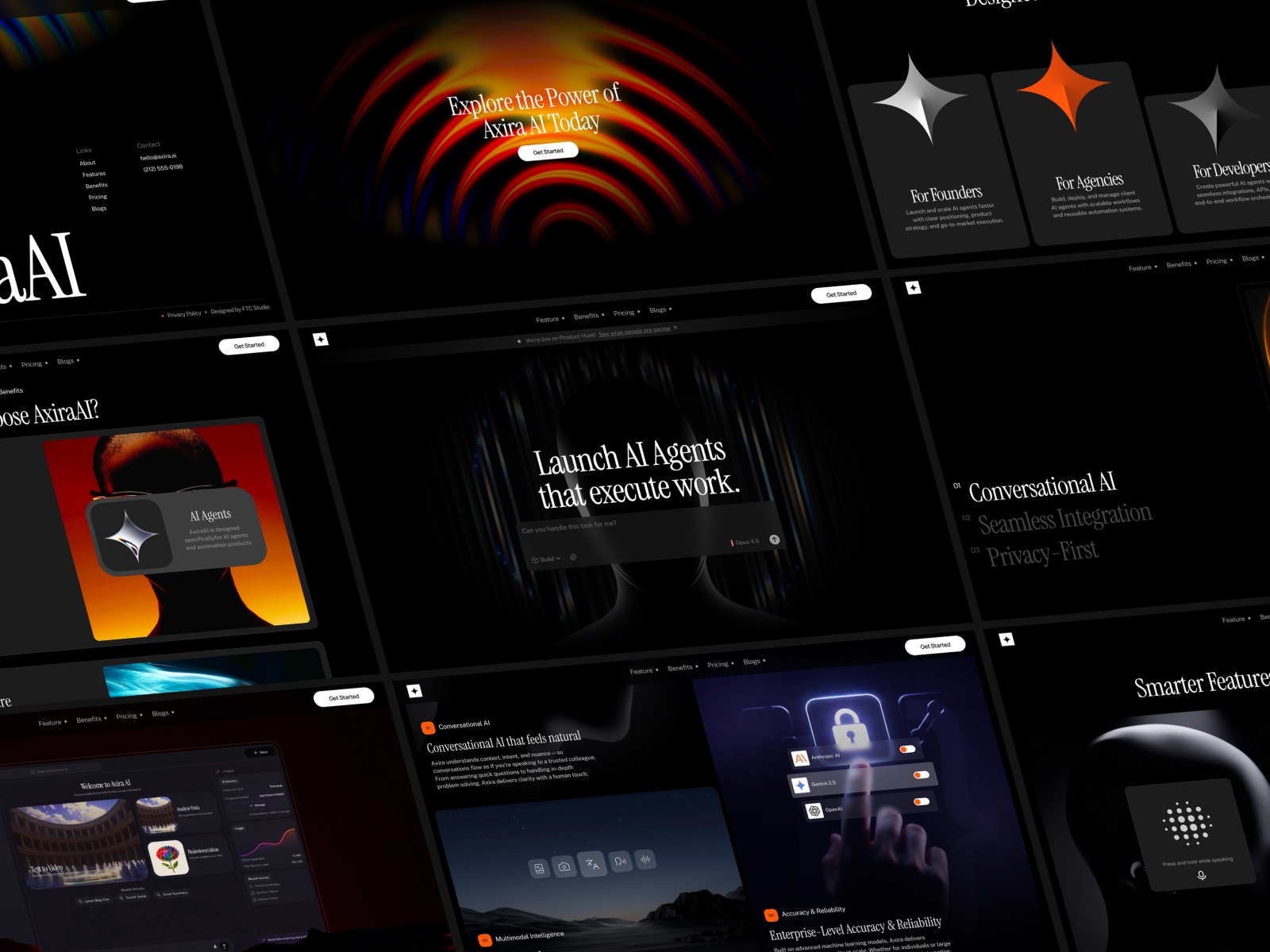 Avexo: Free Blog Website Template by Farhad — Free Blog Framer Template preview