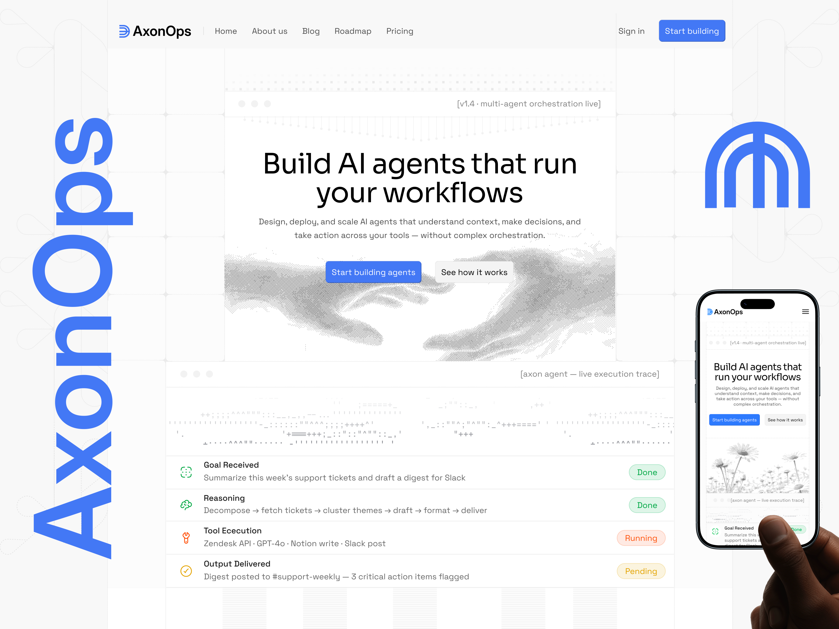 AxonOps — Free AI Template for Framer by Unknown preview