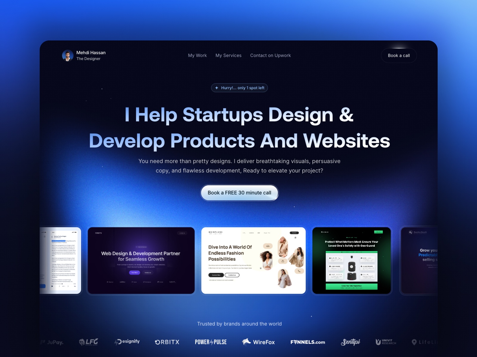 Base — Free Portfolio Framer Template preview