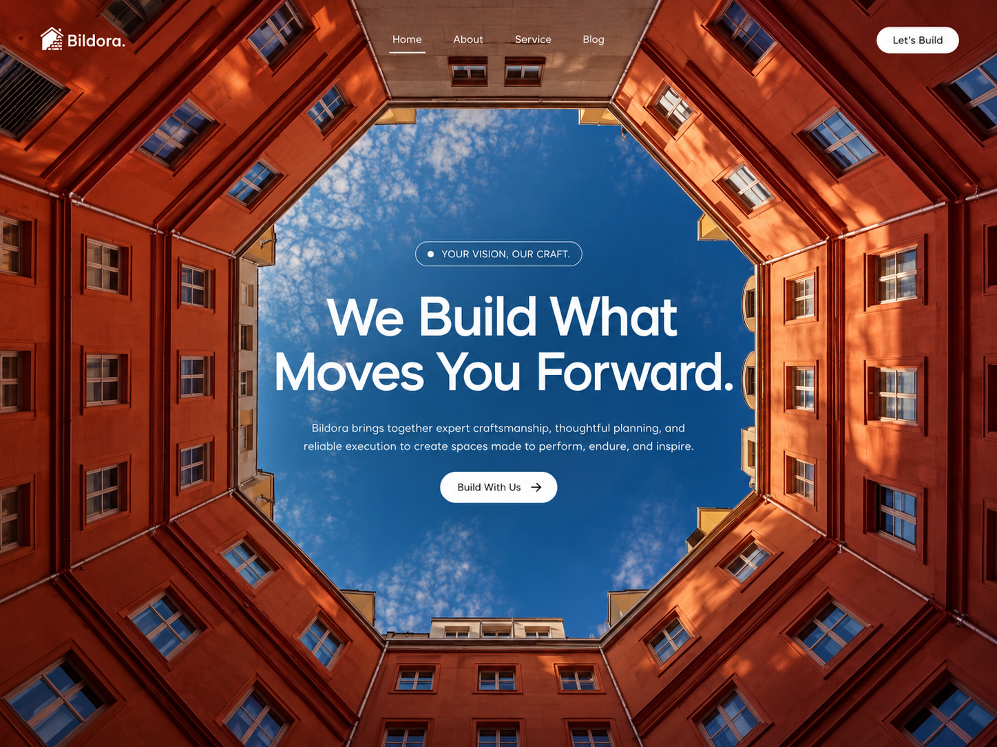 Bildora — Free Real Estate Framer Template preview