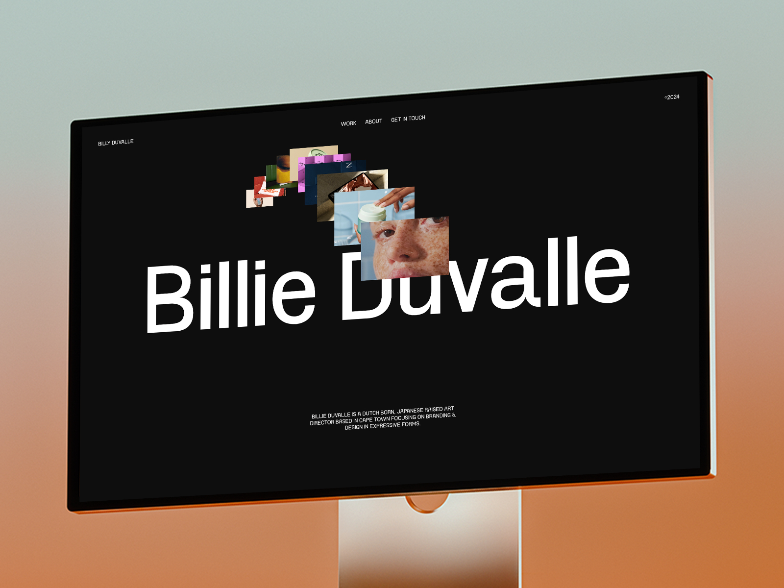 Billie: Free Portfolio Website Template by Gustave Flowbert — Free Portfolio Framer Template preview