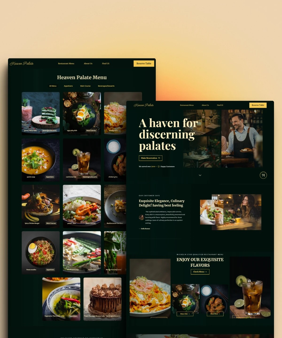 Bitebuddy: Free Food Website Template by Uistudioz — Free Food Framer Template preview