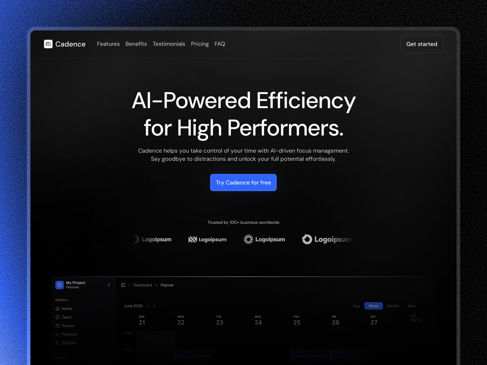 BONDZ FINTEC: Free SaaS Website Template by Mohammad Rafat — Free SaaS Framer Template preview