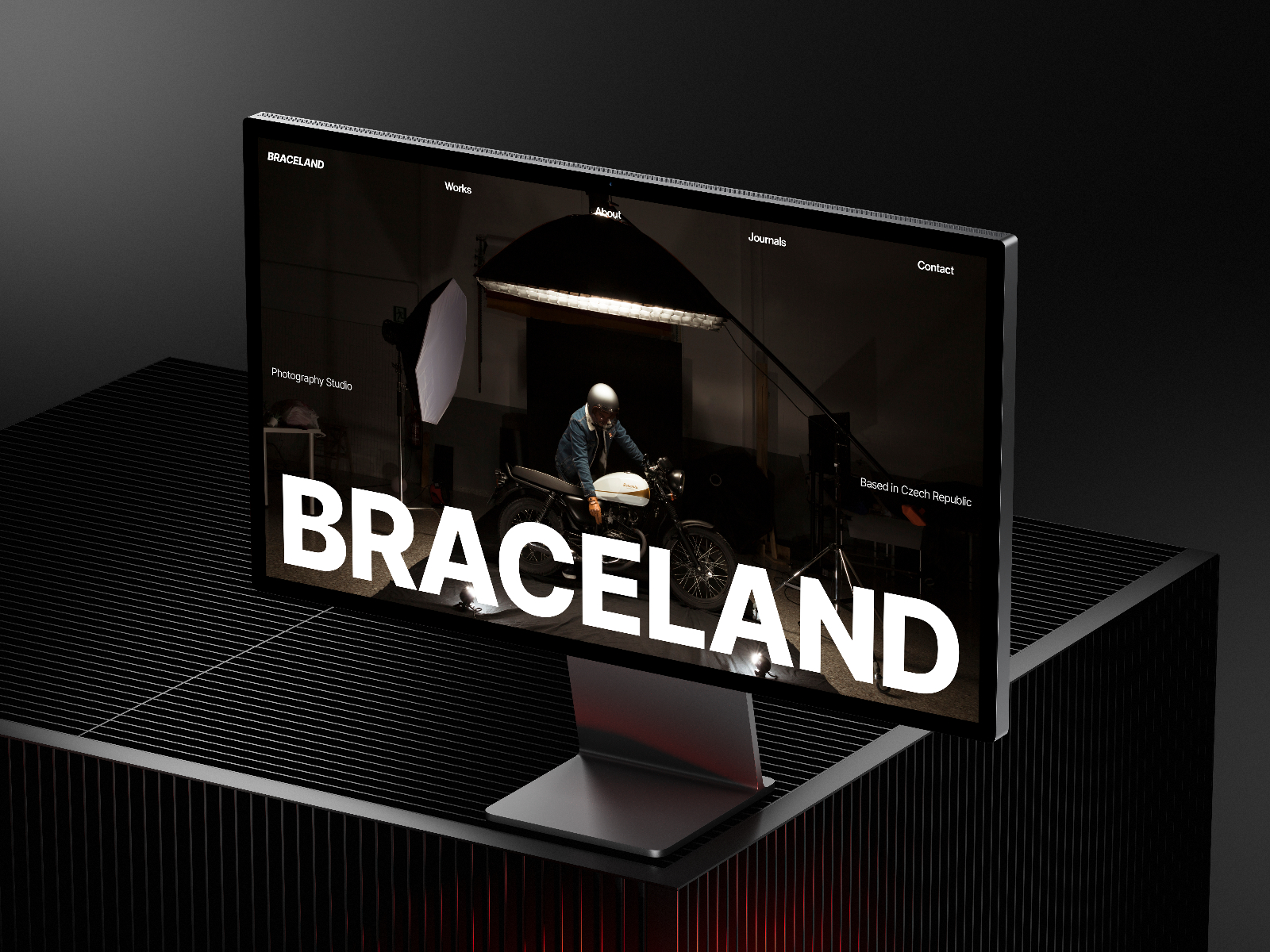 Braceland — Free Portfolio Framer Template preview
