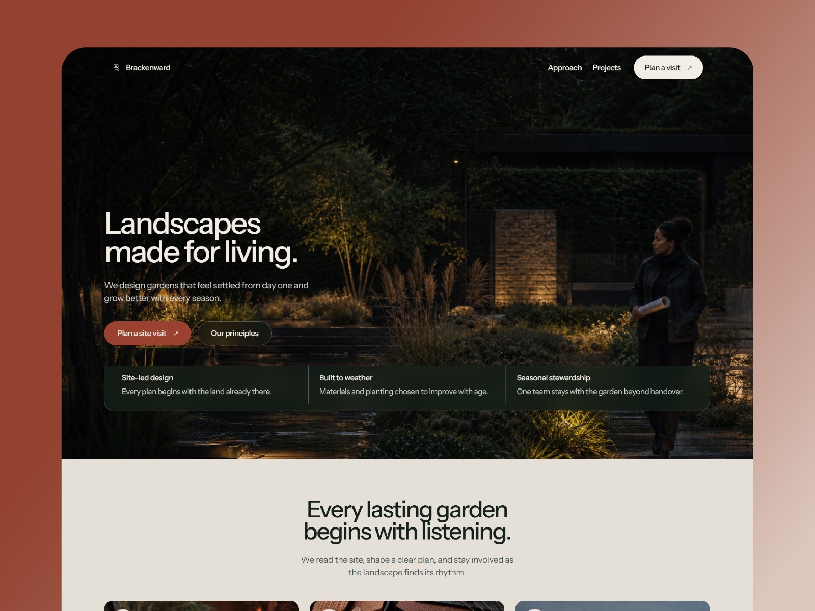 Brackenward — Free Real Estate Website Template by Danny Kinz — Free Real Estate Template for Framer by Danny Kinz preview