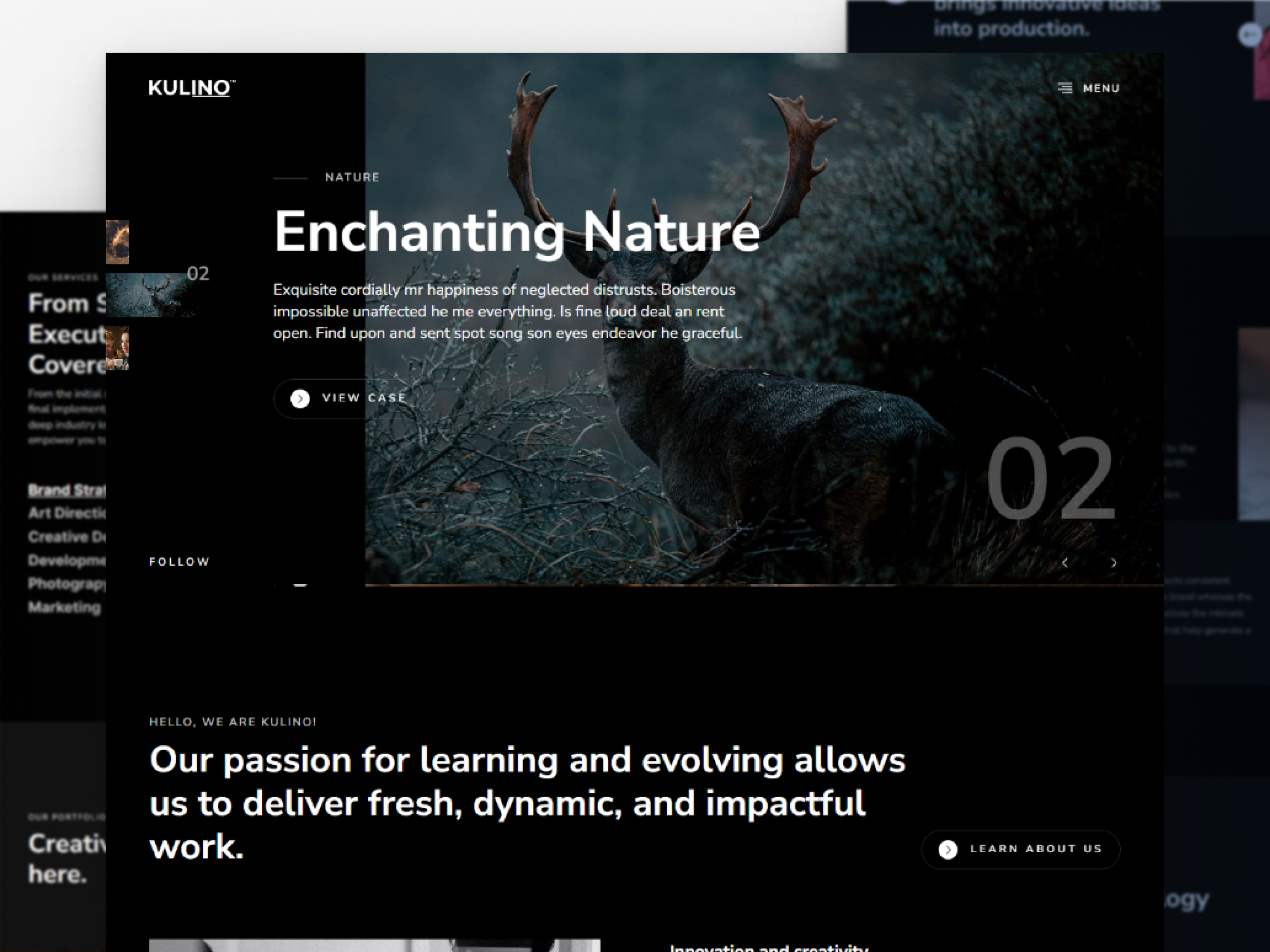 Bravox: Free Portfolio Website Template by Zain Studio — Free Portfolio Framer Template preview