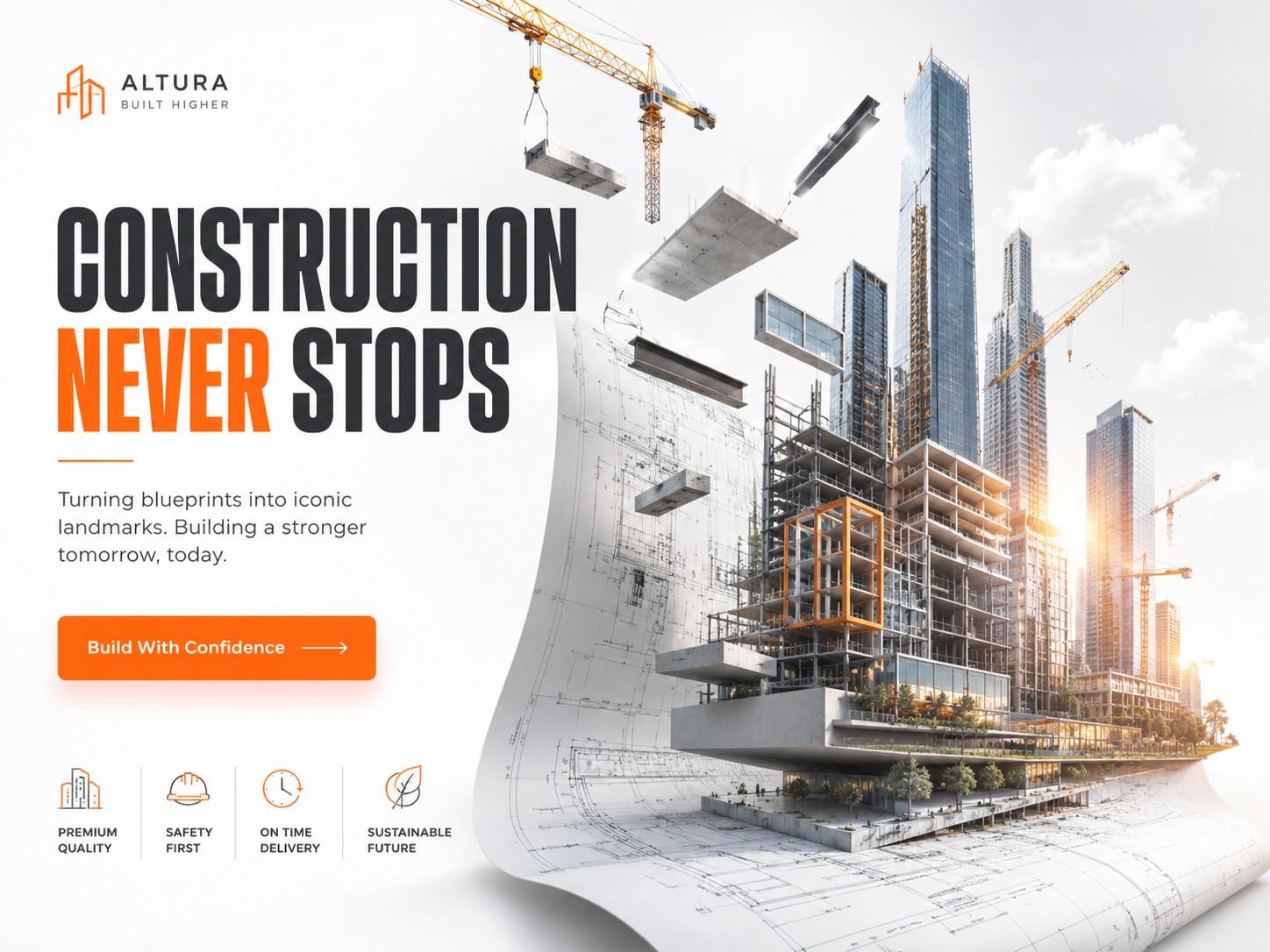 Built Onward: Free Agency Website Template by Sarwan Khan — Free Agency Framer Template preview