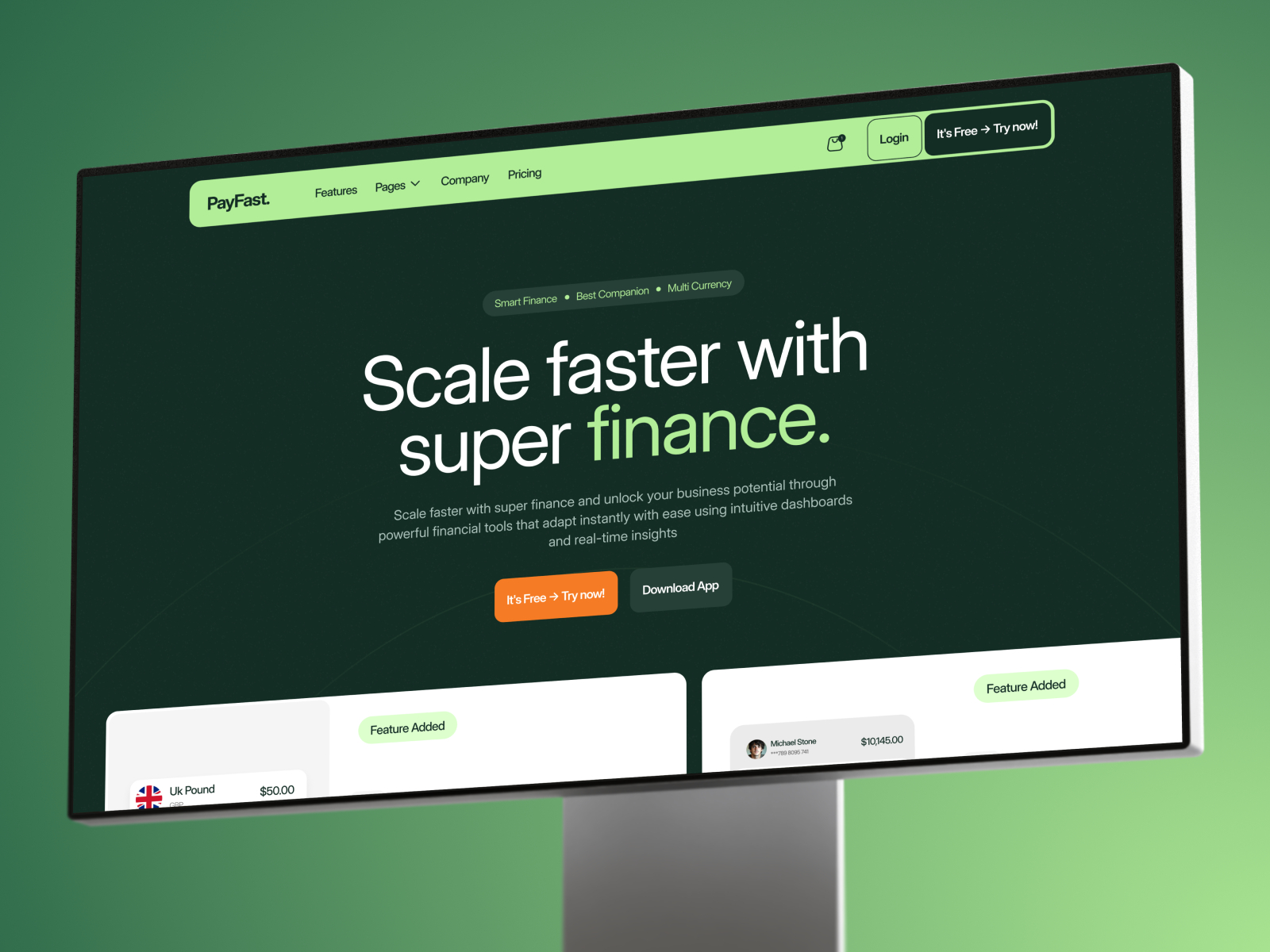 CadenceX: Free Startup Website Template by Somanna B U — Free Portfolio Framer Template preview