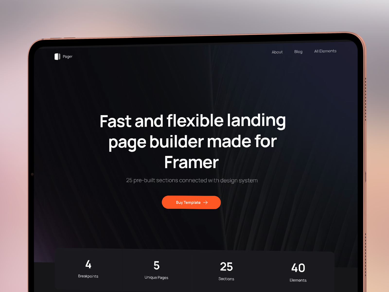CardFly: Free Startup Website Template by Tanber Hossen — Free Landing Page Framer Template preview