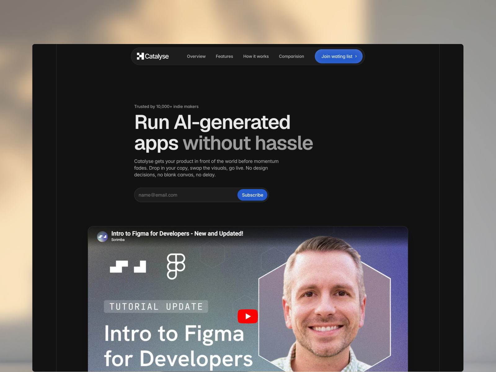 Catalyse — Free Legal Framer Template preview