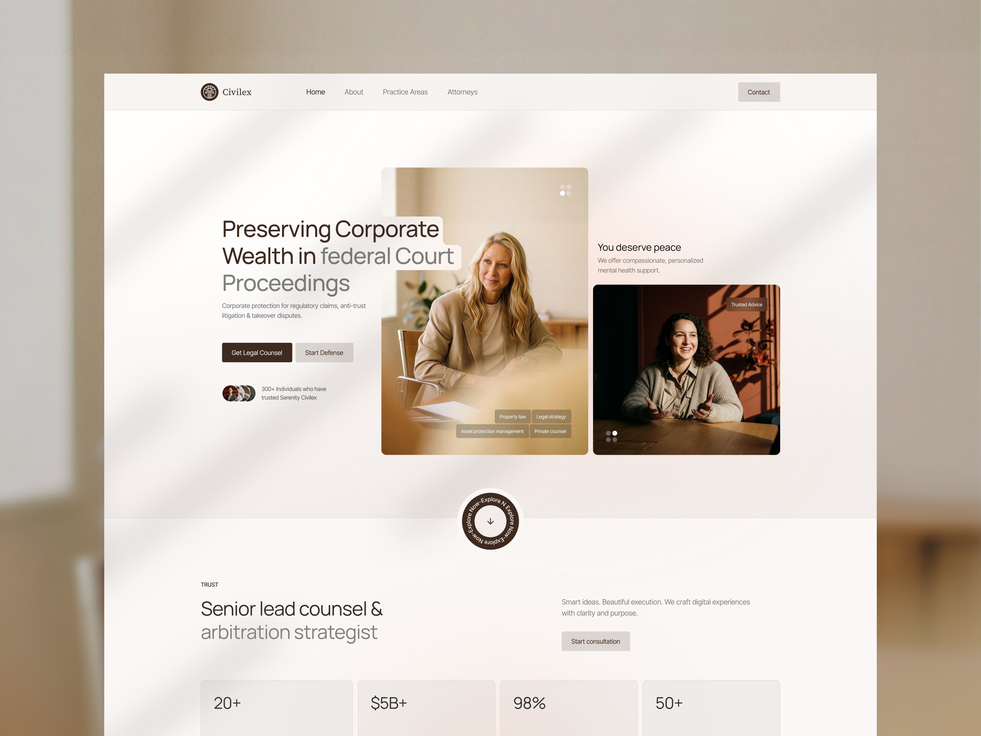 Civilex Corporate: Free Blog Website Template by Pixels71 — Free Blog Framer Template preview