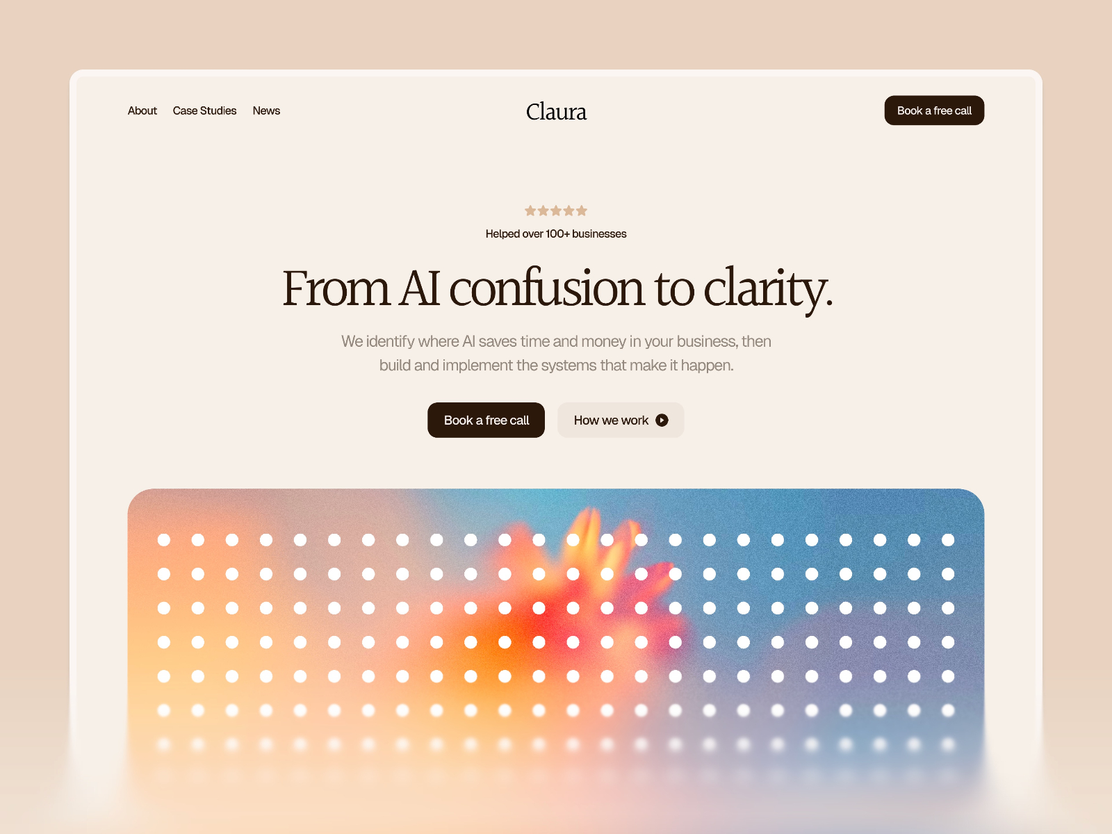 Claura: Responsive Agency Website Template by Hamza Ehsan — Free SaaS Framer Template preview