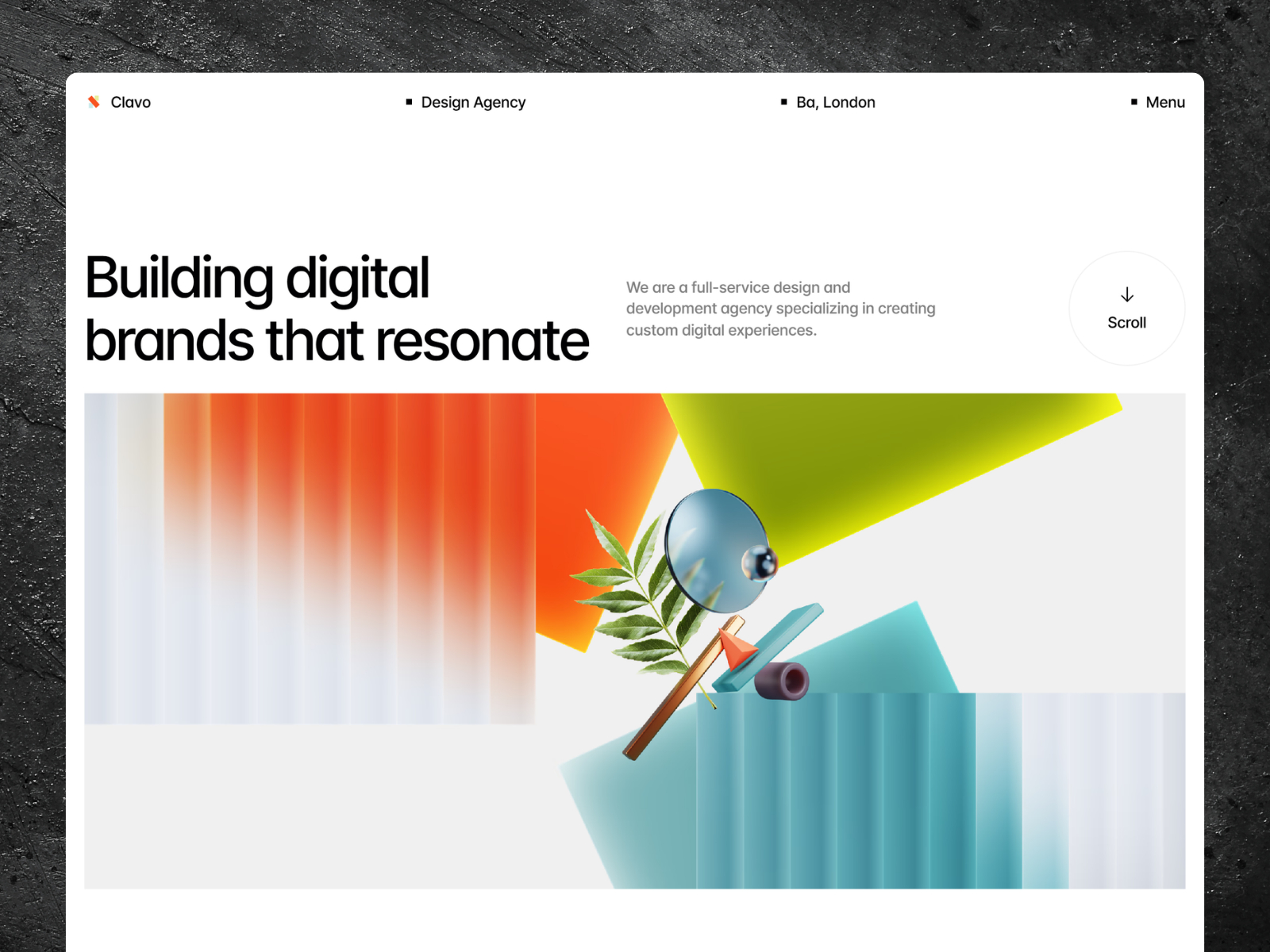 Clavo — Free Agency & Services Framer Template preview