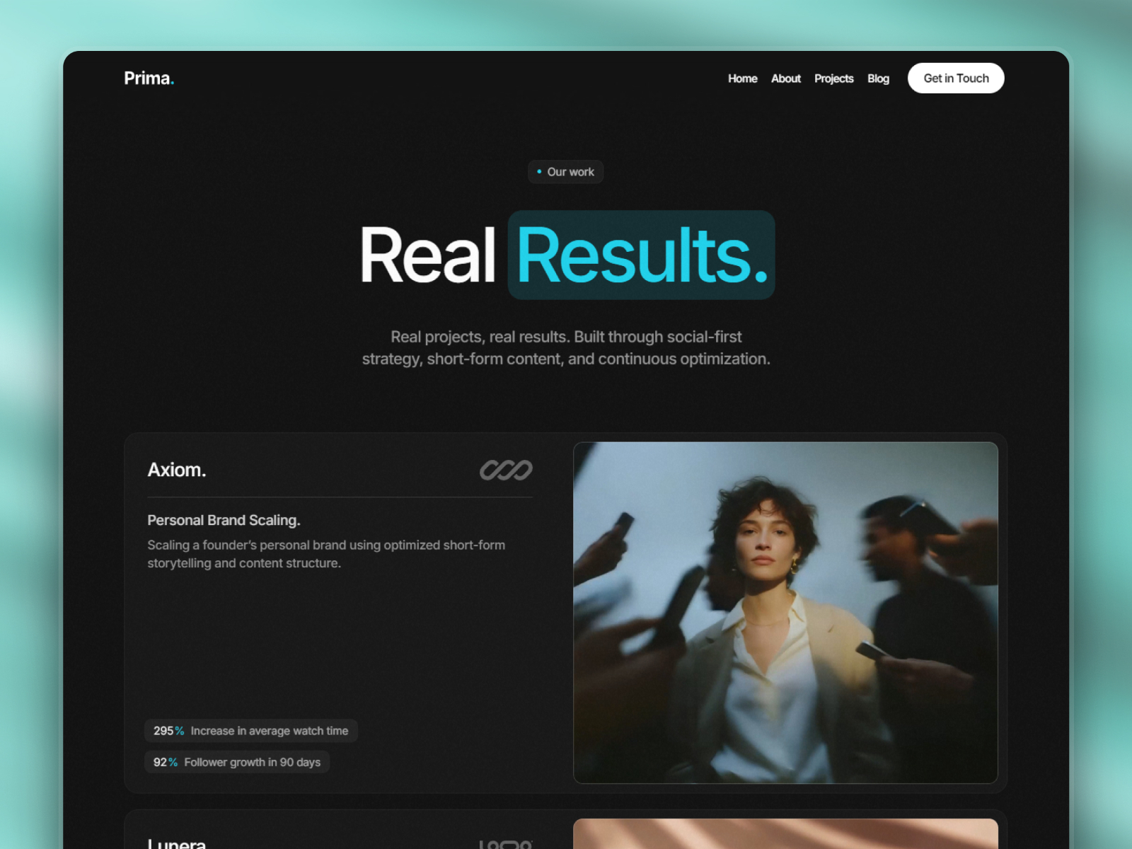 Clppr: Free Marketing Website Template by Abhion — Free Agency Framer Template preview