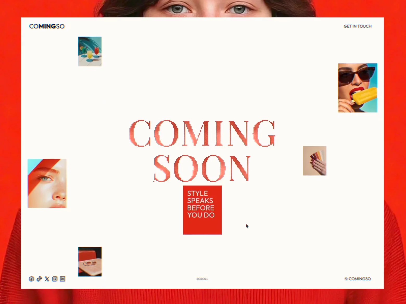 ComingSo Interactive: Free Portfolio Website Template by Iconic Graphics — Free Architecture Framer Template preview