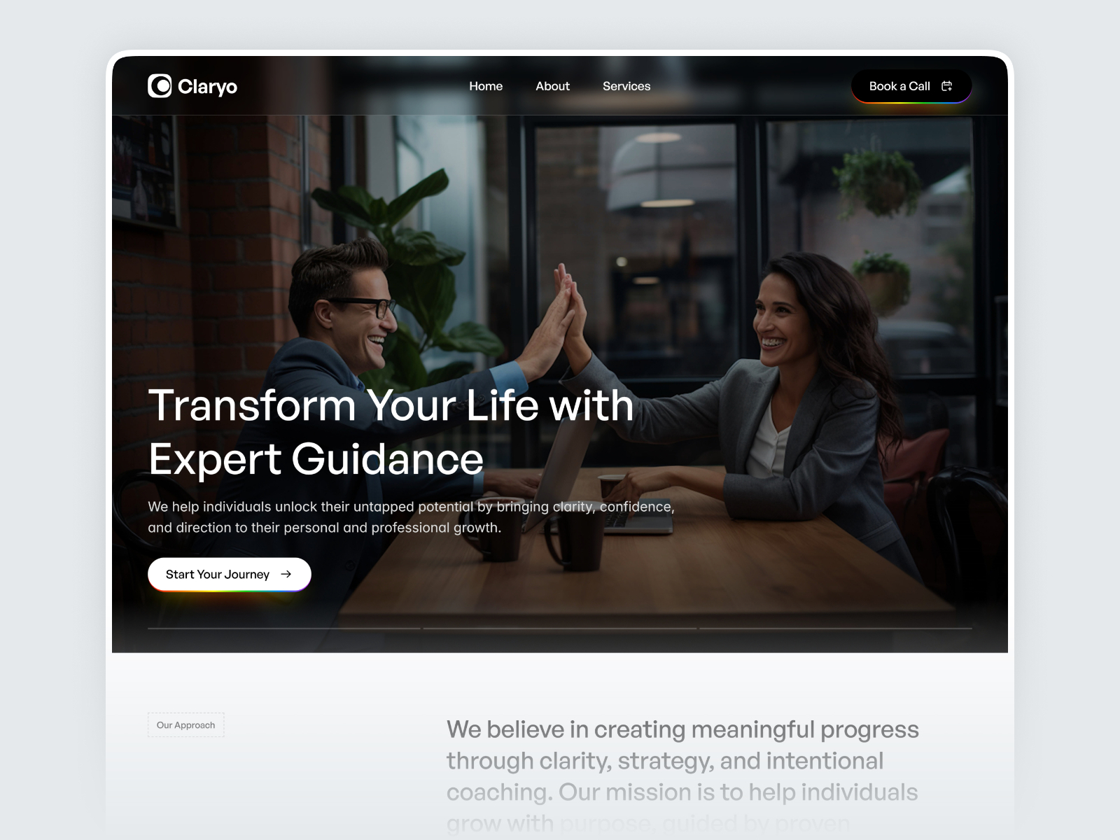 Consultt. — Free Agency Website Template by Vivek Saroj — Free Agency Template for Framer by Vivek Saroj preview