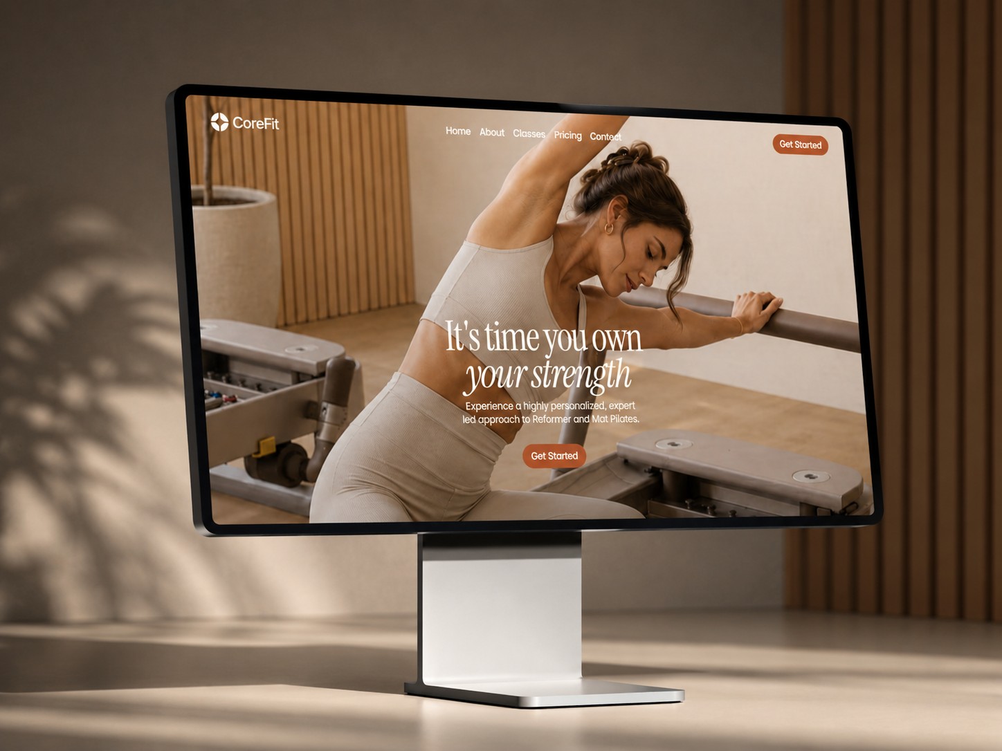 CoreFit: Free Health Website Template by Aalima Khan — Free Healthcare Framer Template preview