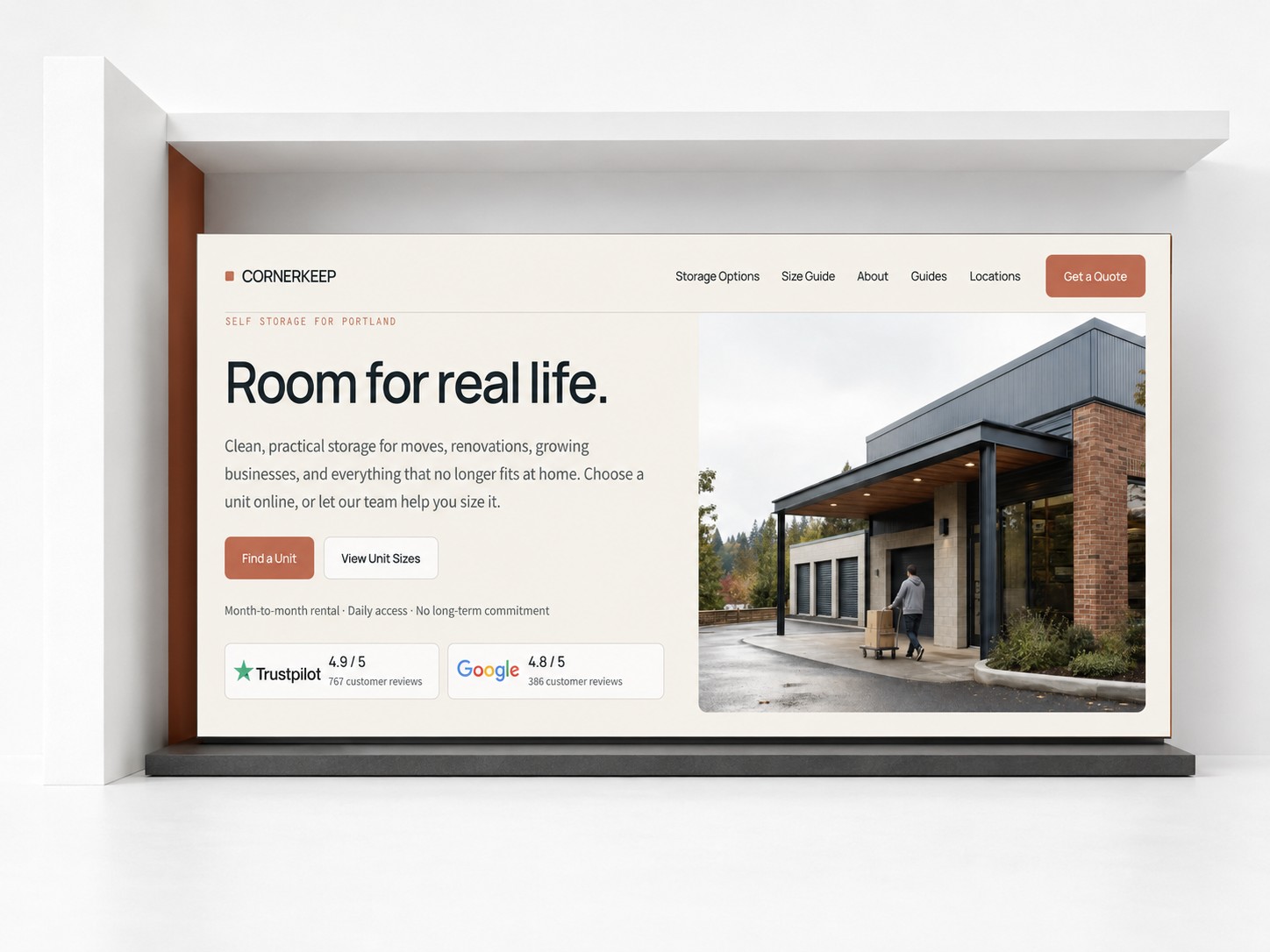 CORNERKEEP: Free Property Website Template by baptiste.fort — Free Real Estate Framer Template preview