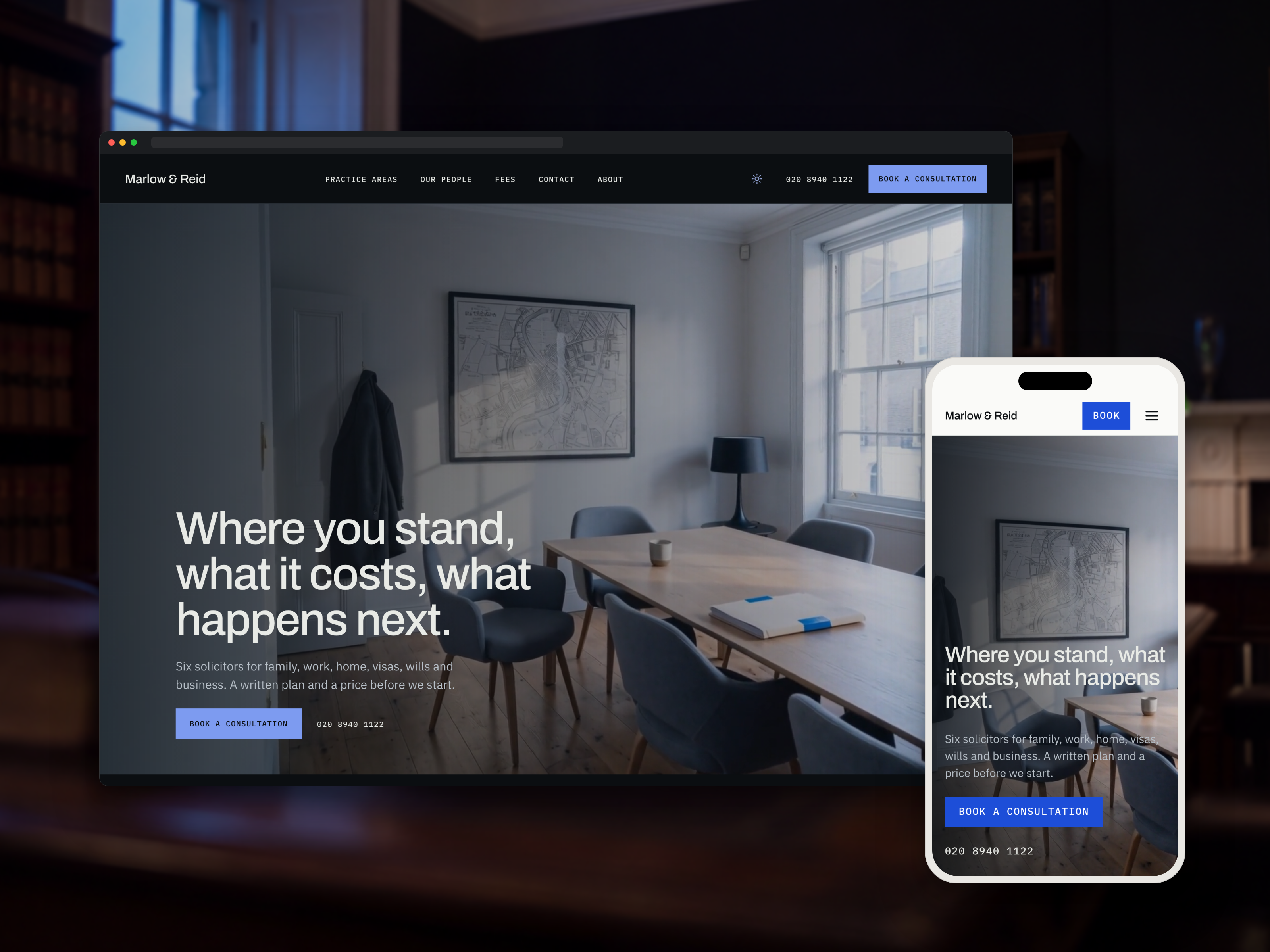 Counsel — Free Legal Template for Framer preview