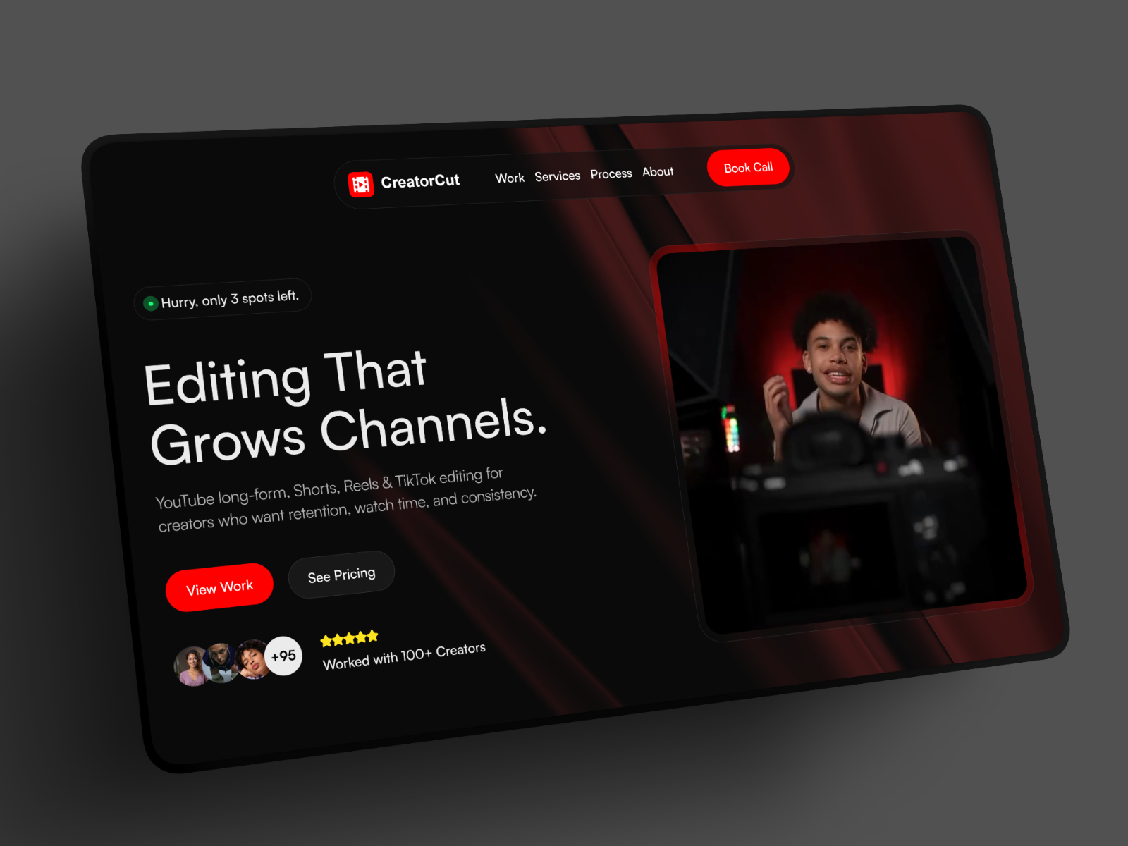 CreatorCut — Free Video Framer Template preview