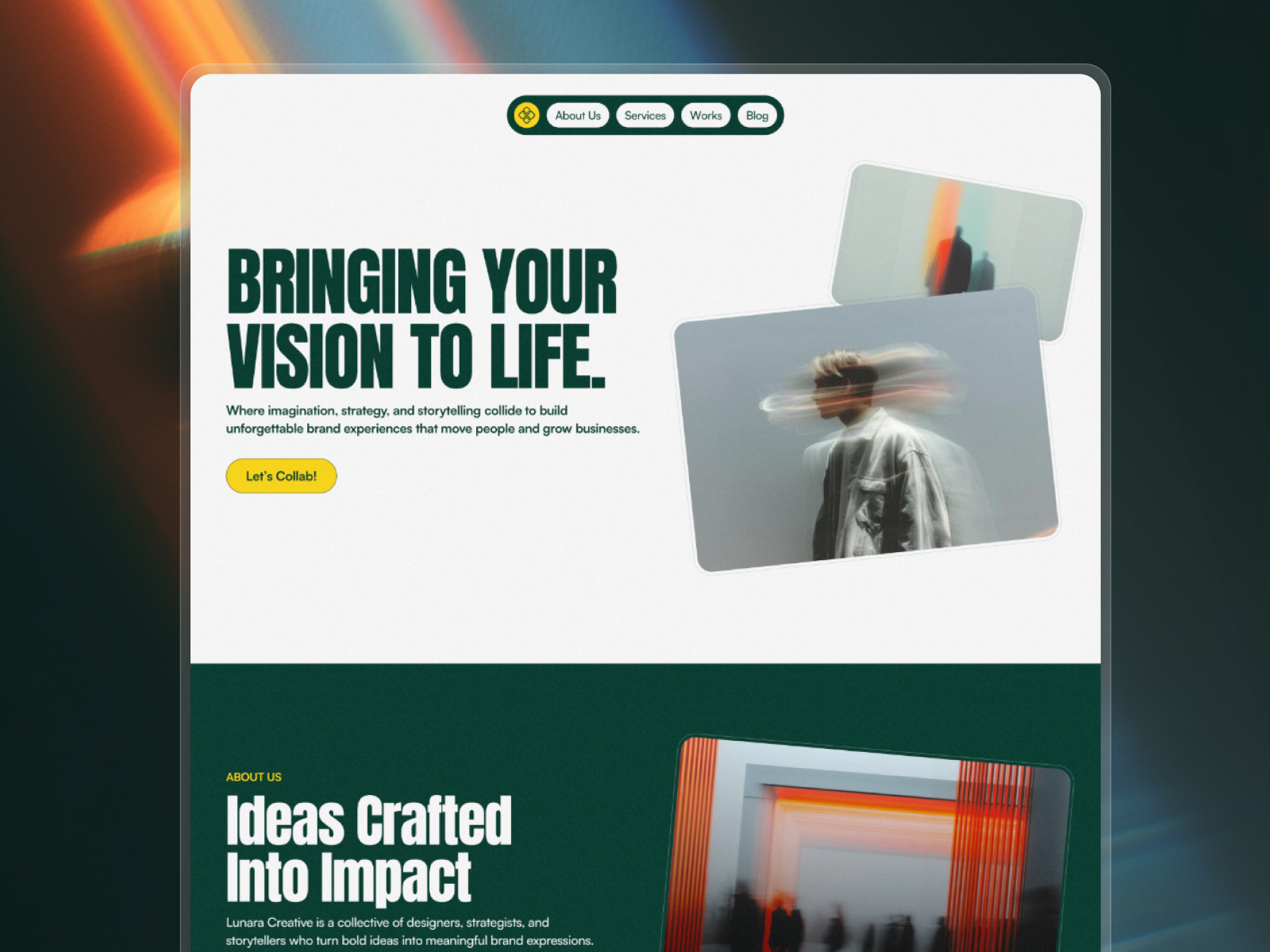 Damas — Free Portfolio Framer Template preview
