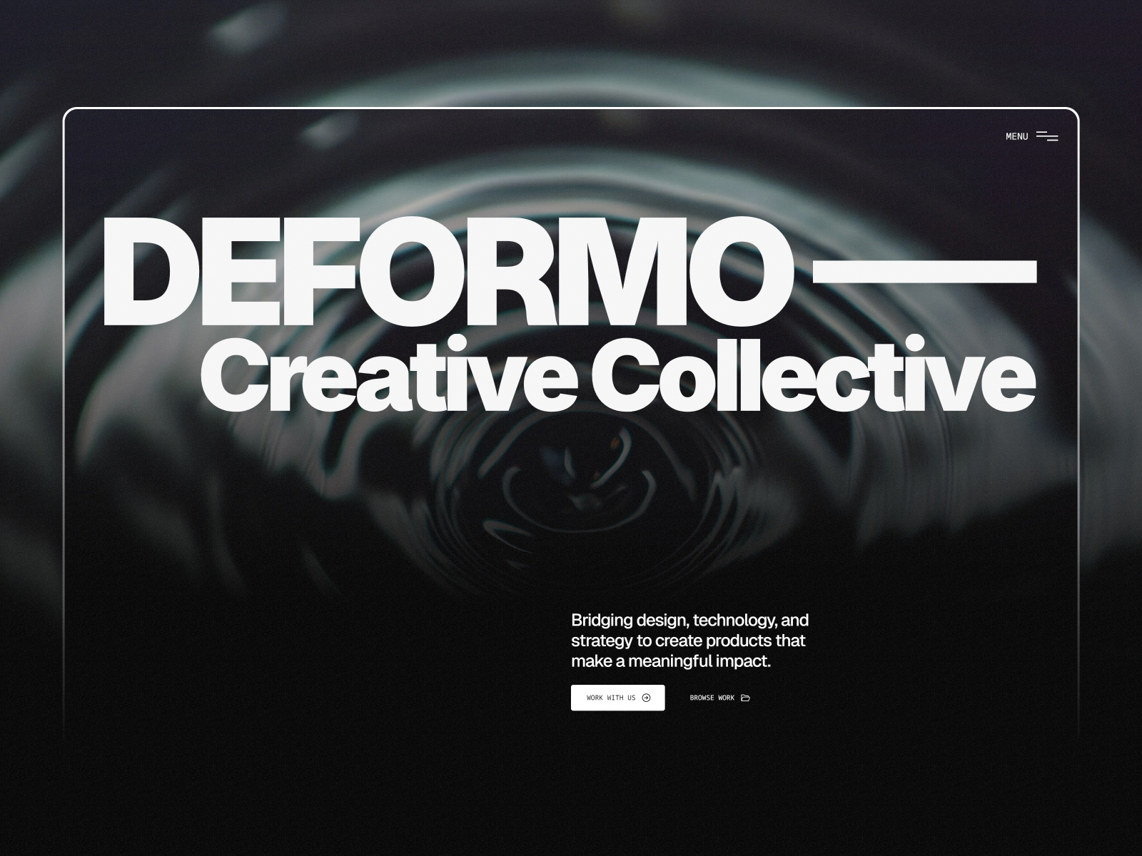 Deformo: Responsive Portfolio Website Template by Krzysztof Hejna — Free Portfolio Framer Template preview