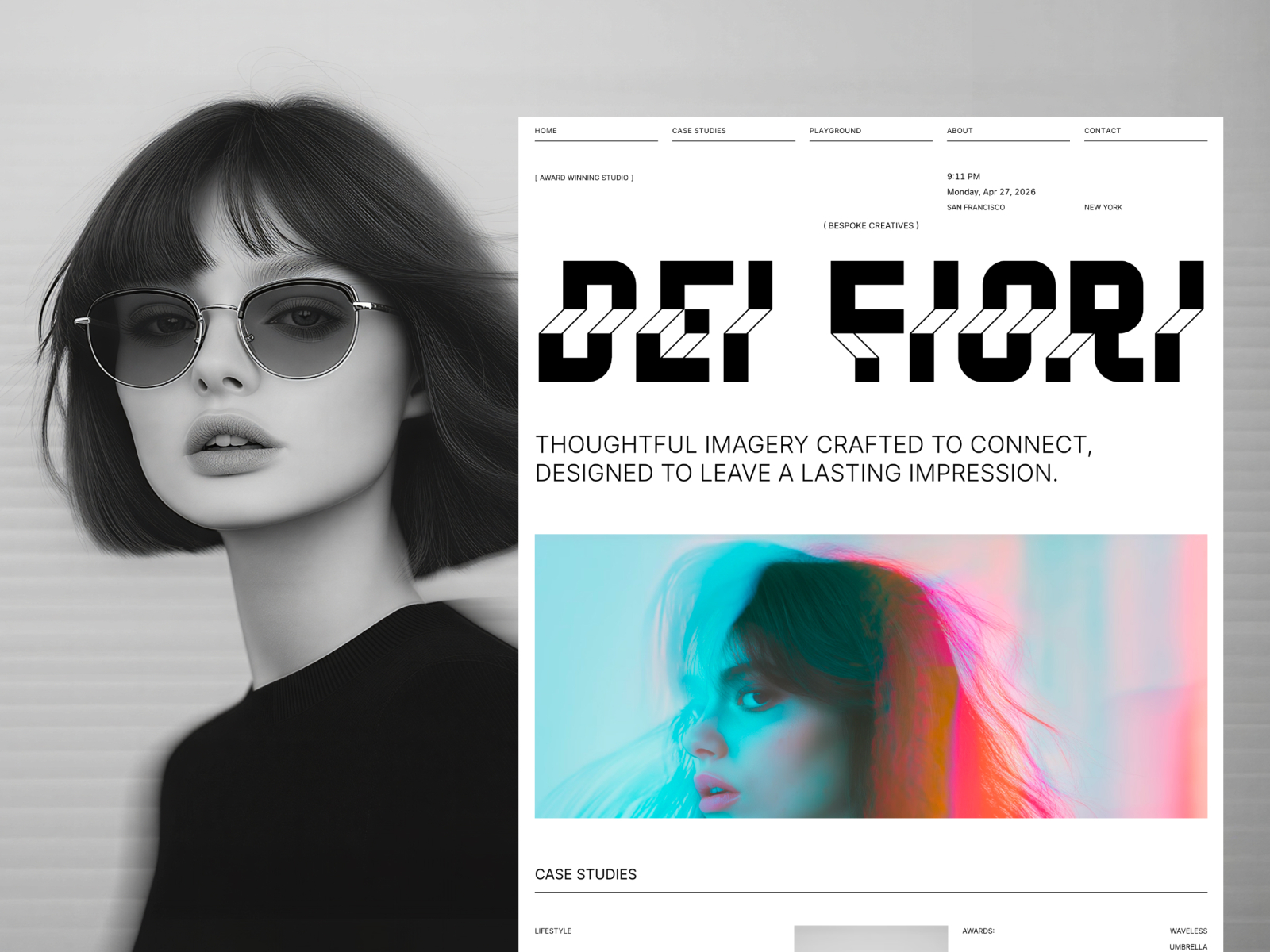Dei Fiori — Free Portfolio Framer Template preview