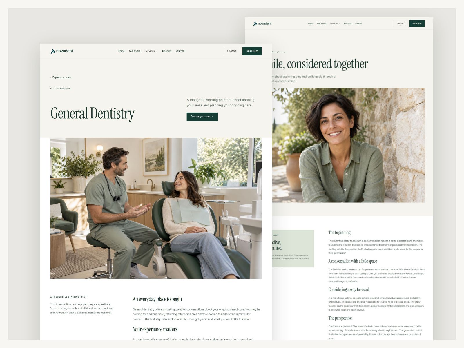 dentale — Free Dental Template for Framer preview