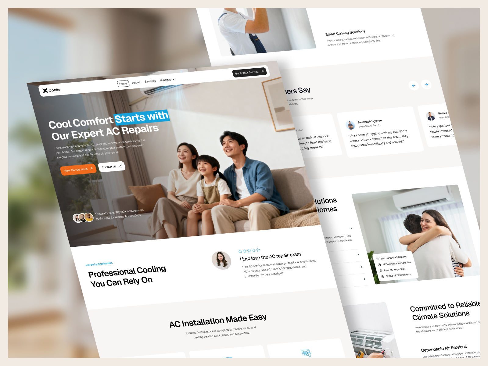 Dentava: Free Health Website Template by Mehanuz Meghla — Free Dental Framer Template preview