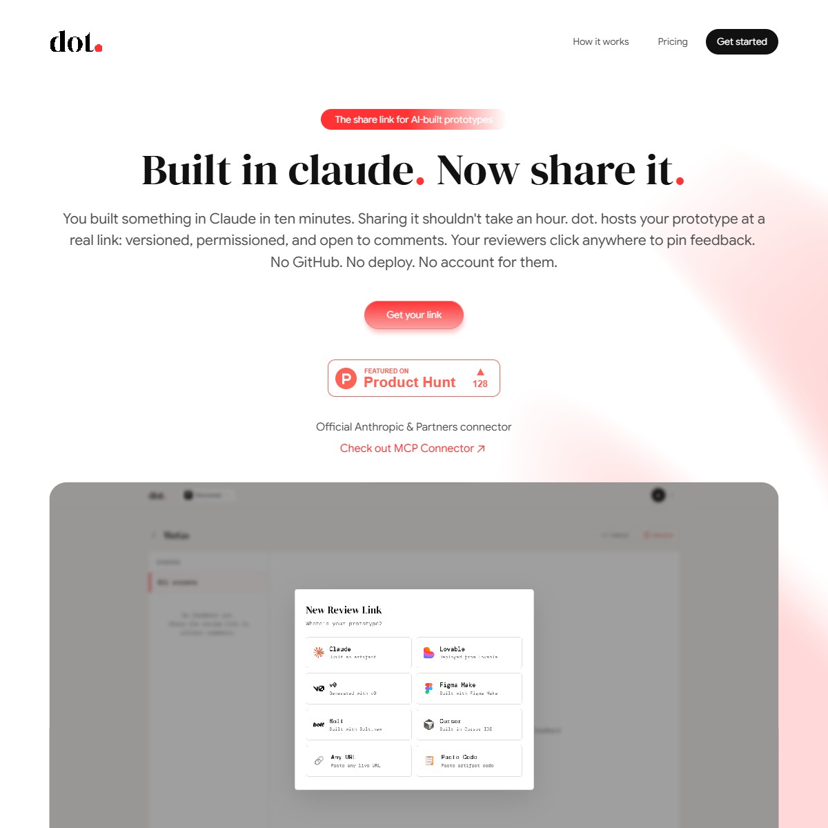 dot. — Free AI Website Template by Muhammad Adam — Free Landing Page Template for Framer by Muhammad Adam preview