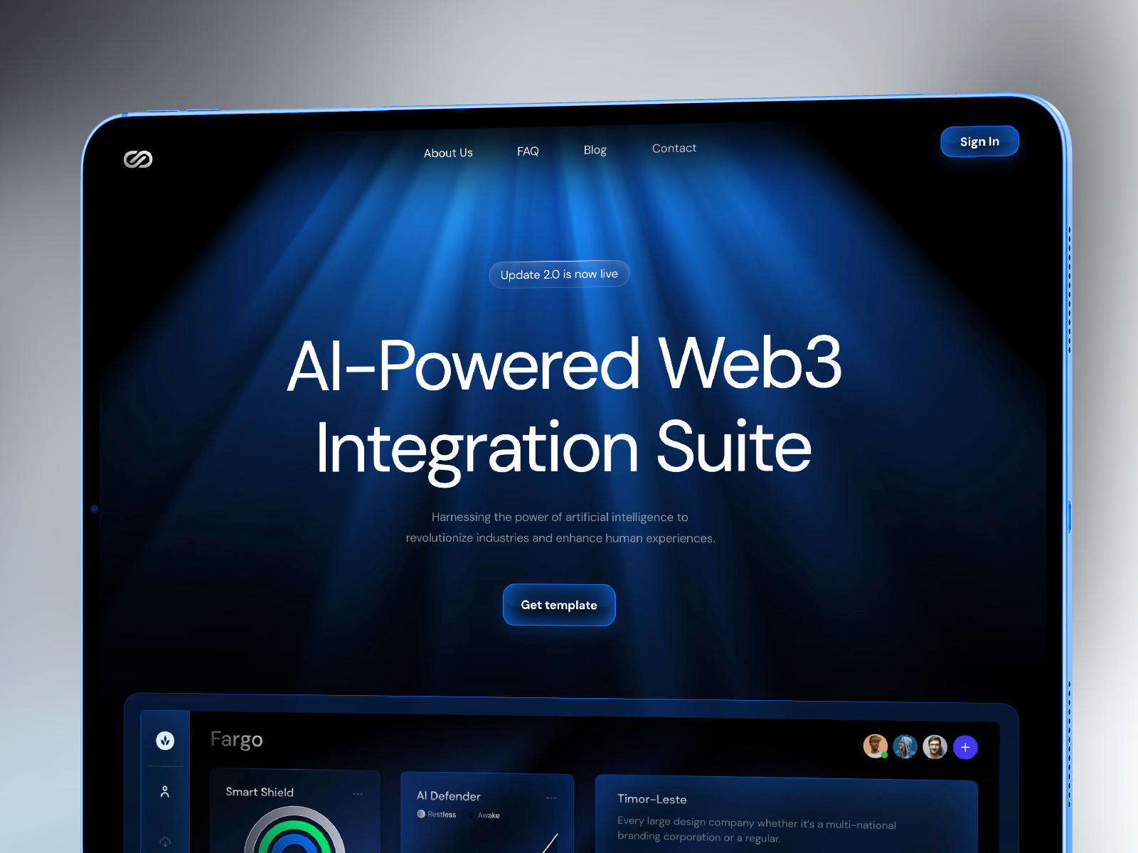Draftly: Free AI Website Template by Mridul Joshi — Free Portfolio Framer Template preview