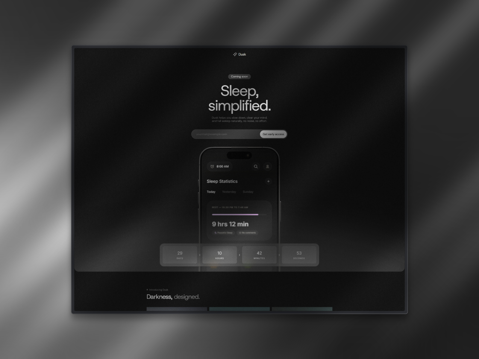 Dusk - 1 — Free SaaS Framer Template preview