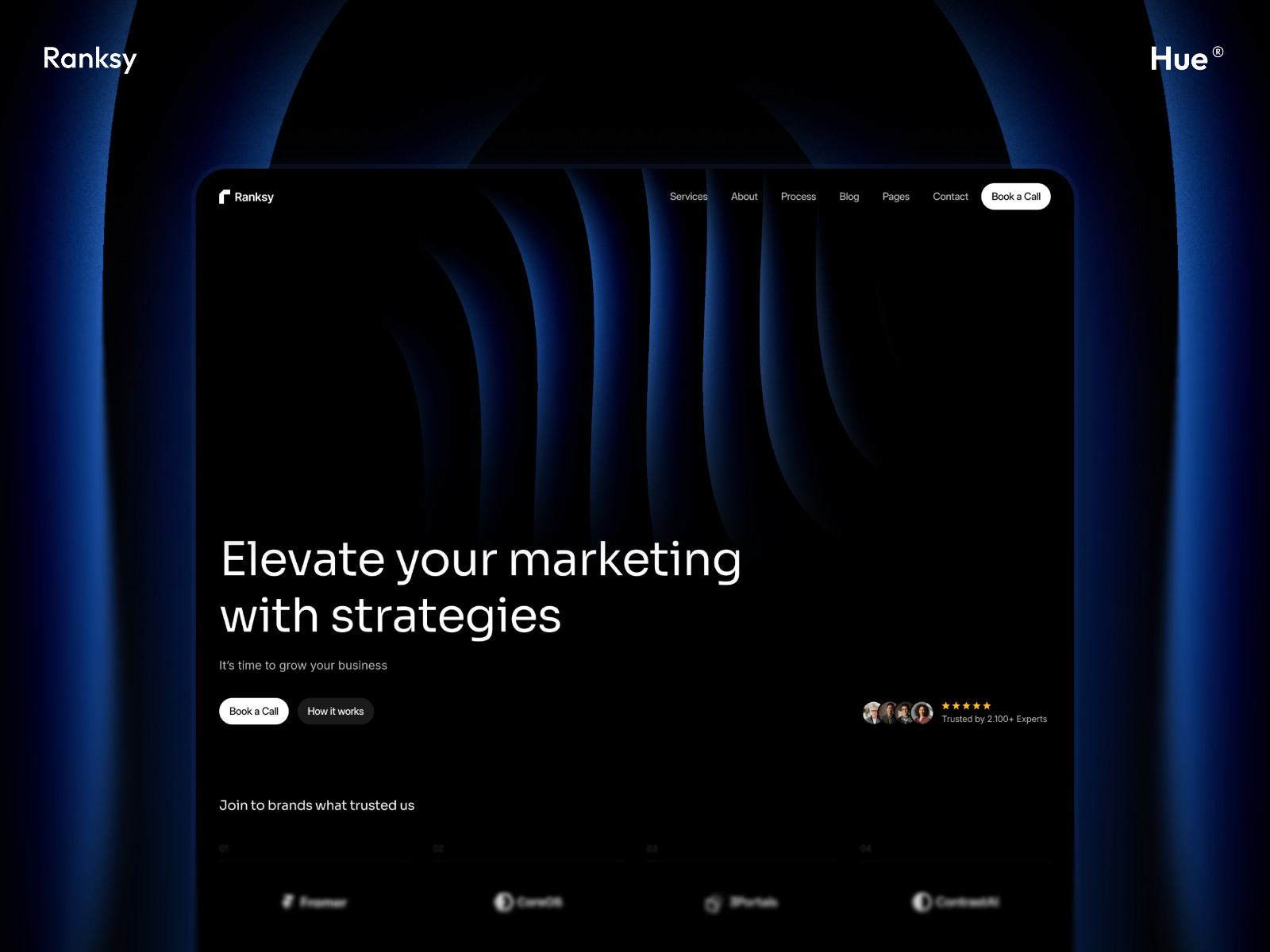editor - Sakzz: Free Agency Website Template by Saksham Dongare — Free Portfolio Framer Template preview