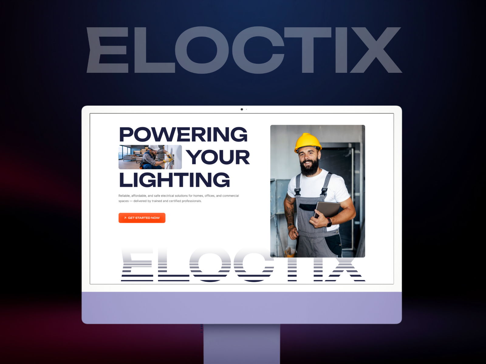 Eloctix — Free Blog Framer Template preview