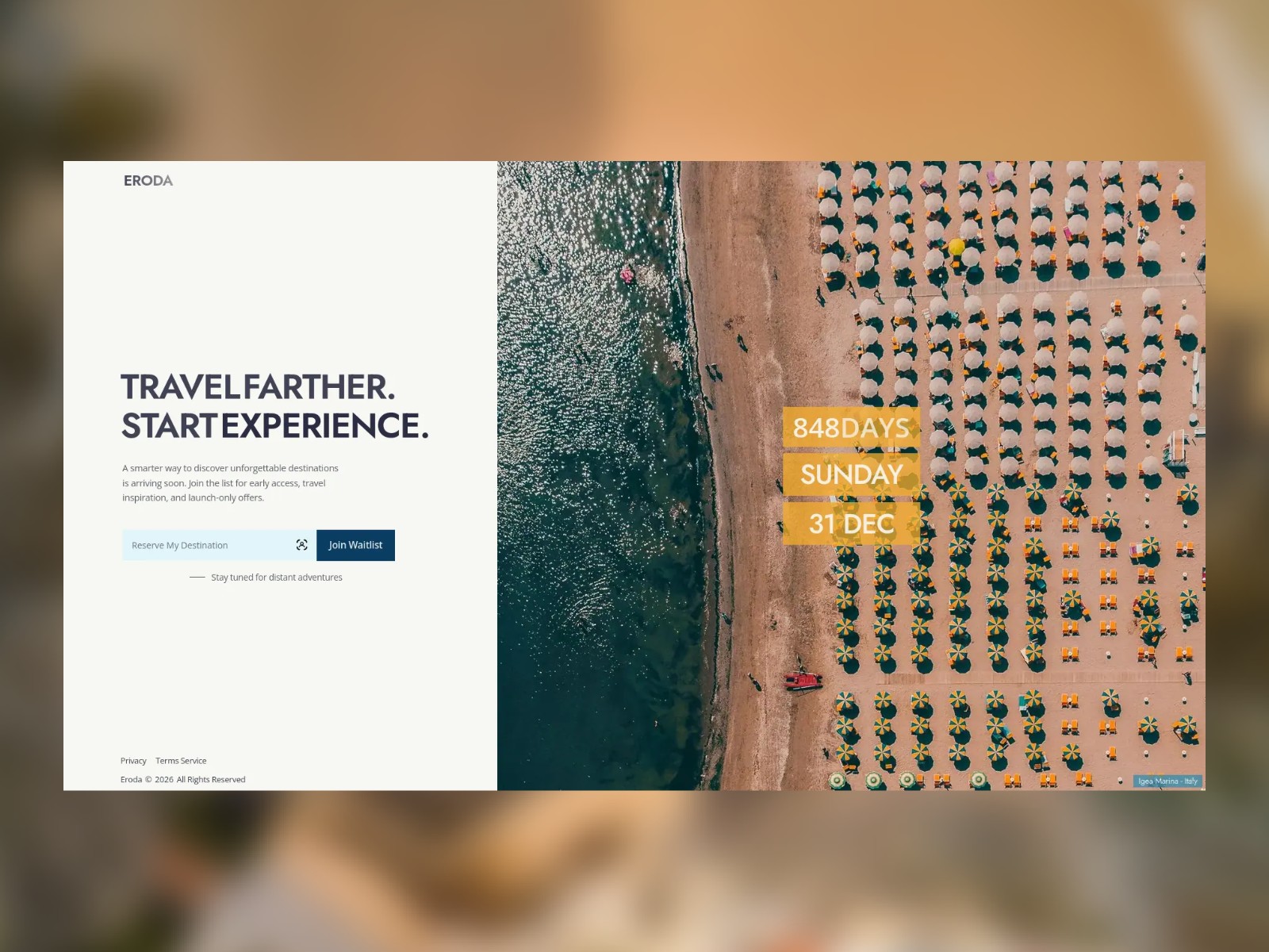 Eroda: Free Landing Page Website Template by Codezen — Free Portfolio Framer Template preview