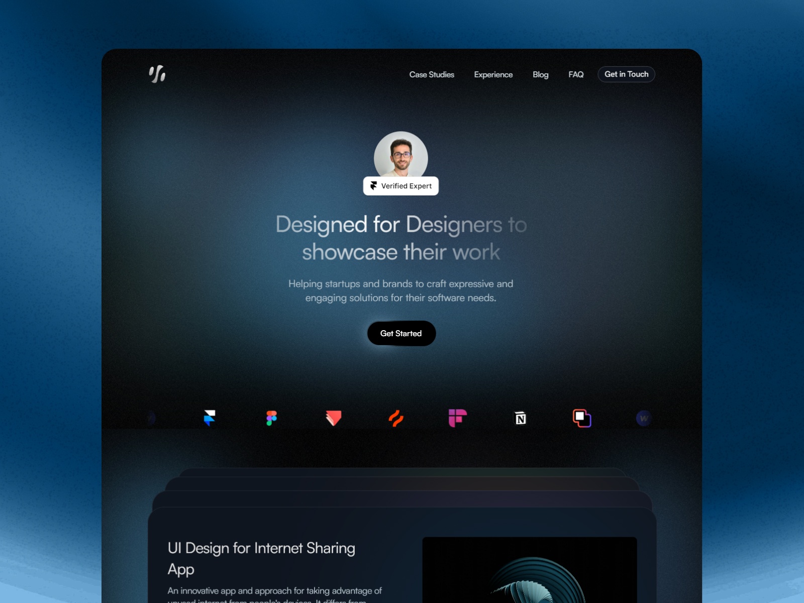 Estaria: Free Personal Website Template by Codezen — Free Portfolio Framer Template preview