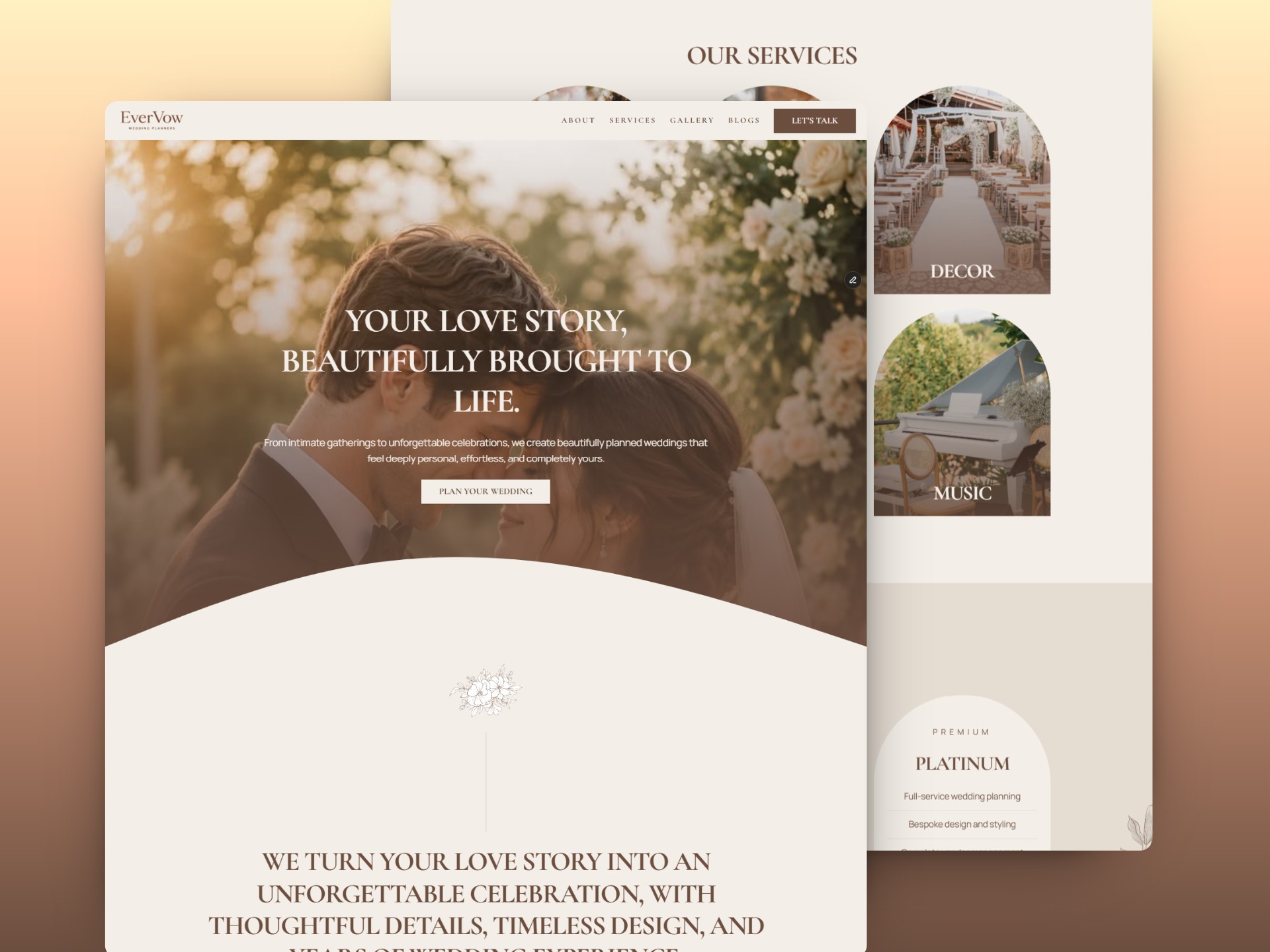 EverVow — Free Landing Page Website Template by Rubab Mubashar — Free Events Template for Framer by Rubab Mubashar preview