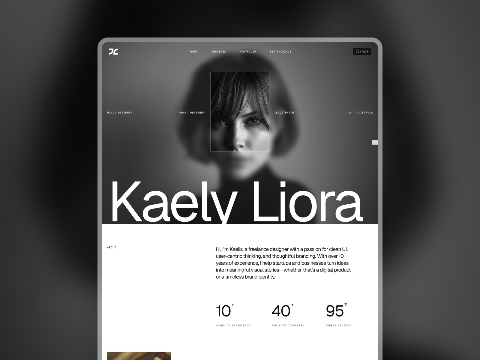 Exvia — Free Agency Framer Template preview