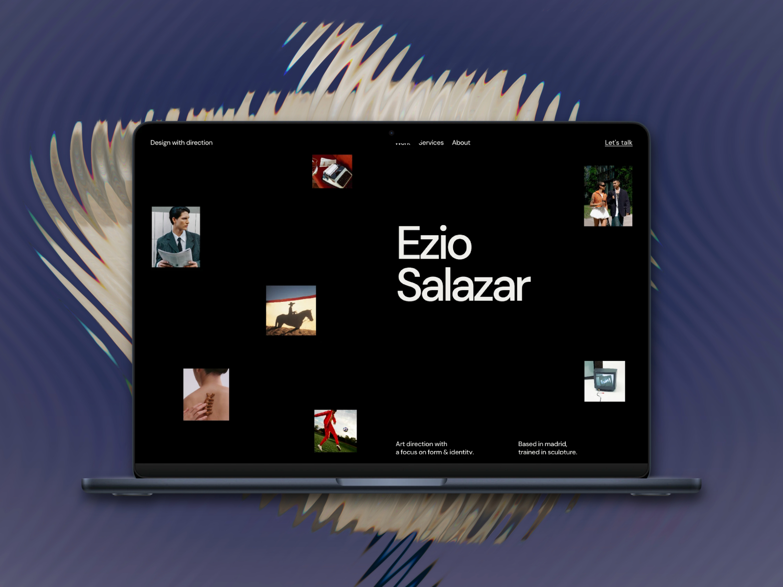 Ezio — Free Portfolio Framer Template preview
