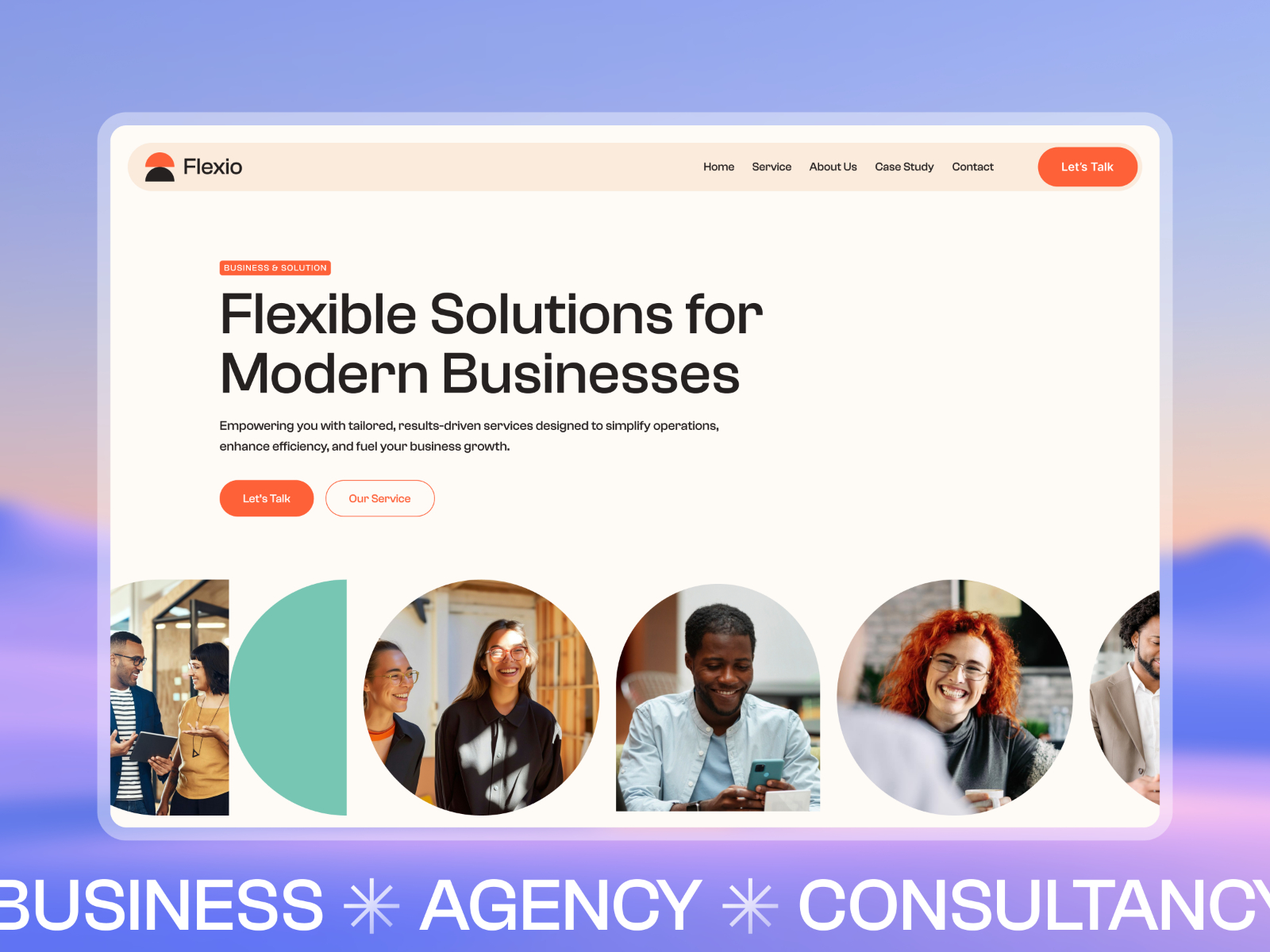 Flexio: Free Agency Website Template by Amani — Free Agency Framer Template preview