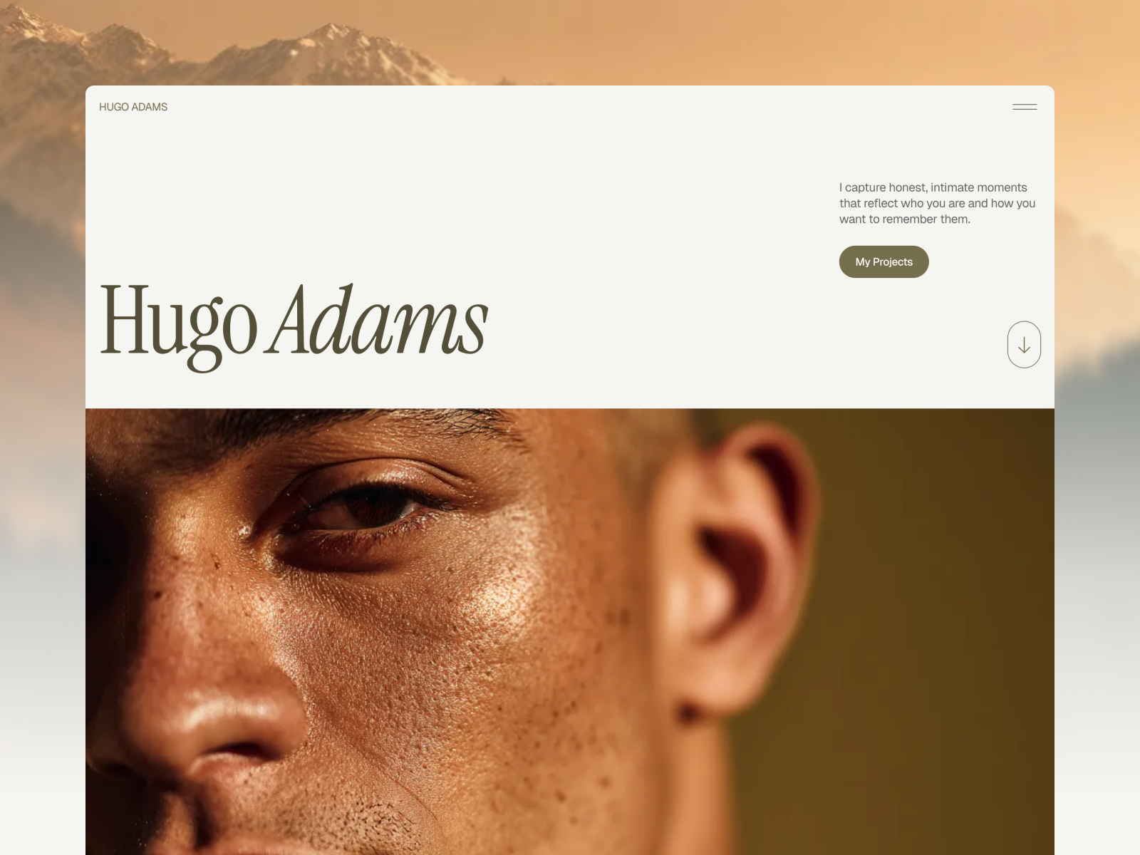 Focura — Free Portfolio Framer Template preview