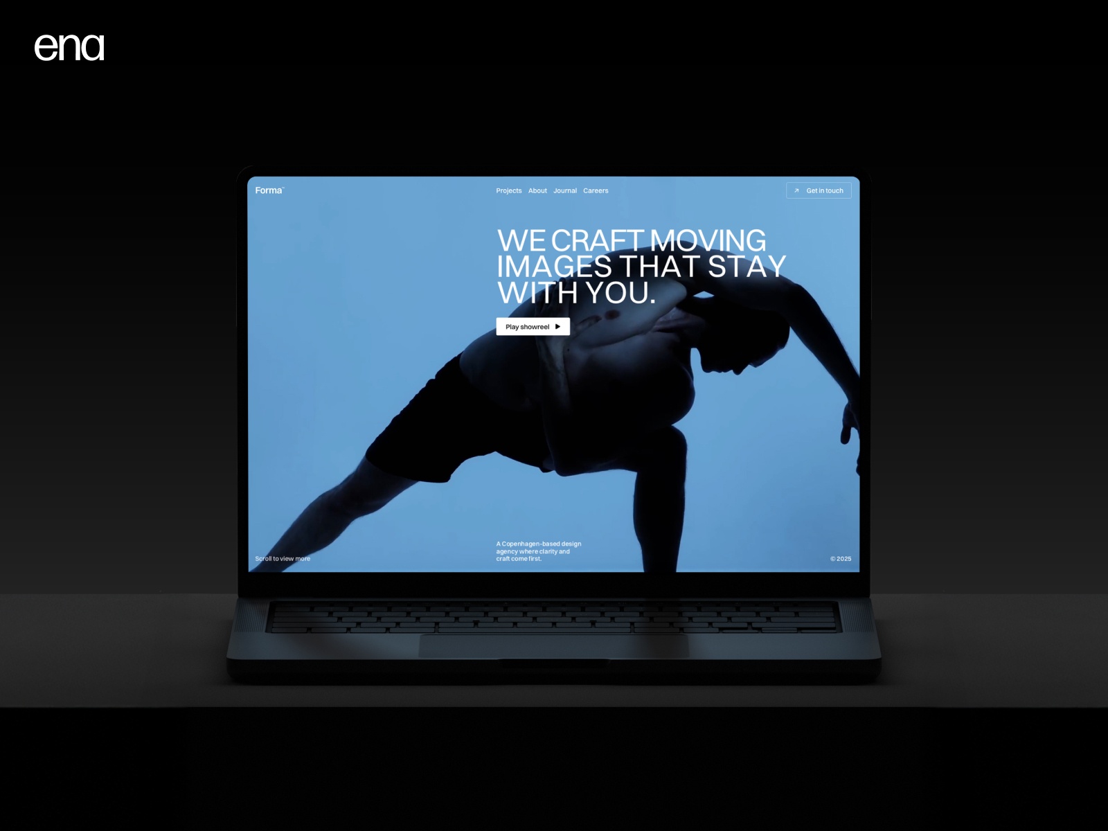 Forma Studio: Responsive Portfolio Website Template by ena supply — Free Portfolio Framer Template preview